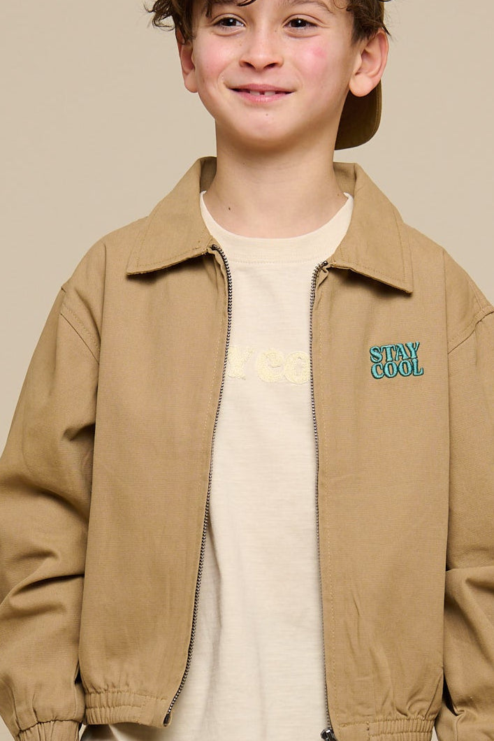 Canvas Bomberjack - Tween - Khaki | 101137 Isack