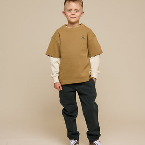 Zweetbroek - Tween - Forest Green Melange | 100899 Justin
