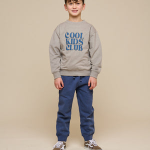 Zweetbroek - Tween - Indigo Blue Melange | 100895 Justin