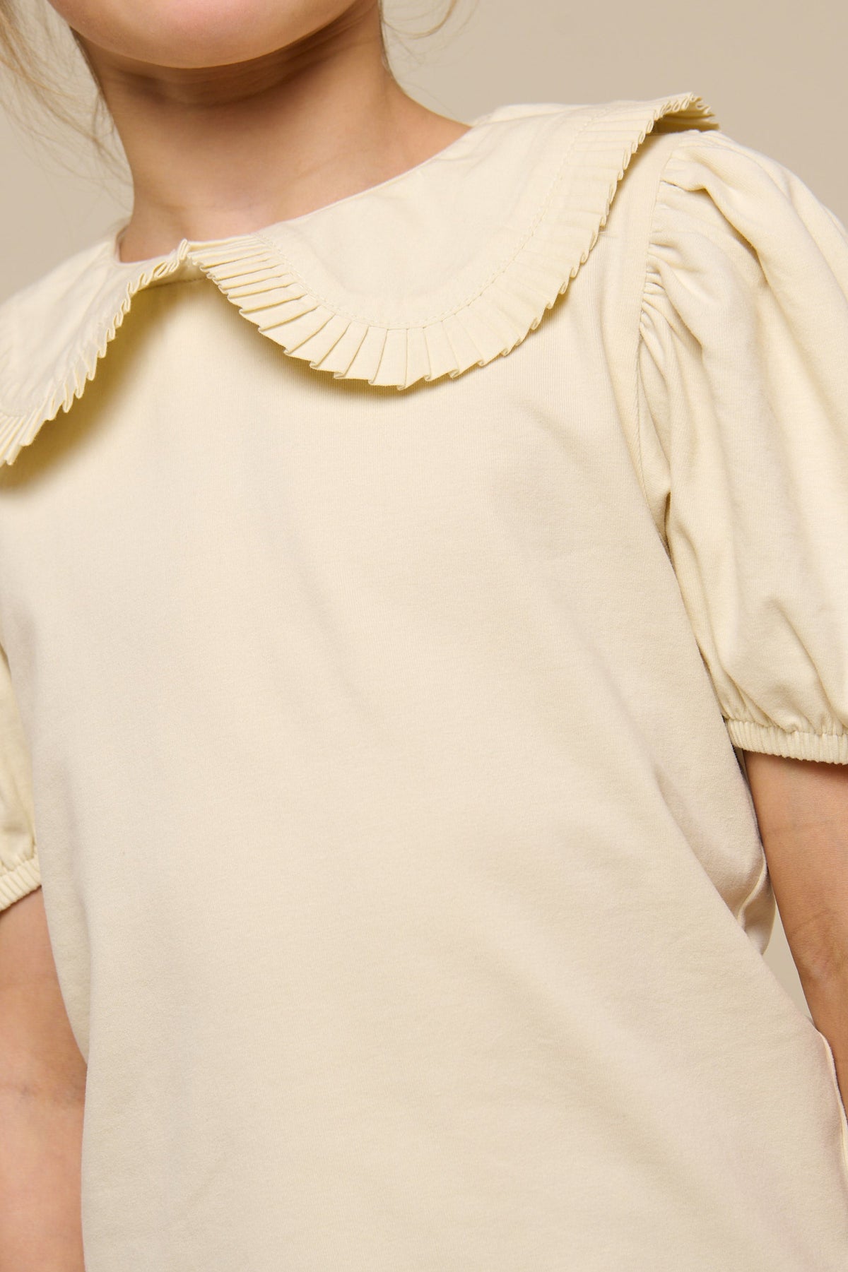 Jersey Blouse with Collar - Tween - OffWhite | 101278 Nini