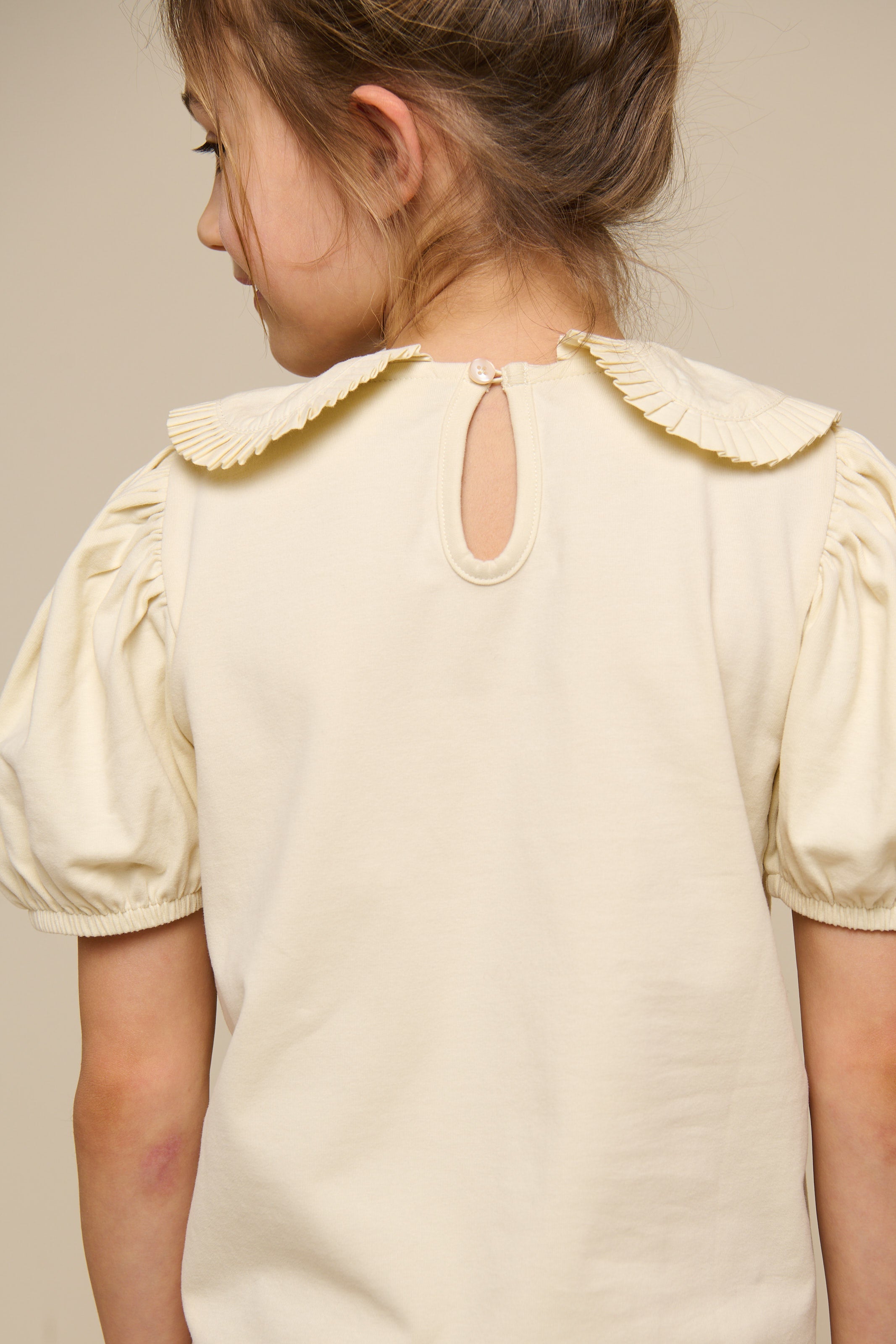 Jerseyblouse met Kraag - Tween - OffWhite | 101278 Nini