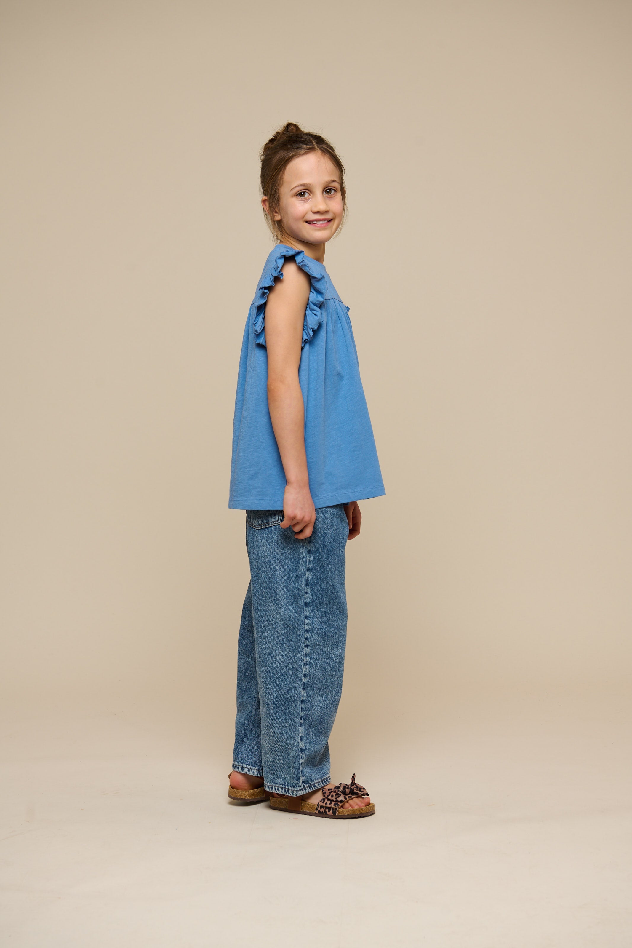 Jersey blouse - Tween - Blue | 101331 Lucia