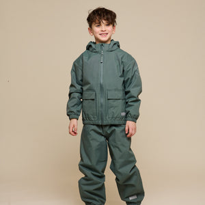 Shell Broek - Tween - Dusty Dark Green | 100508 Dundee