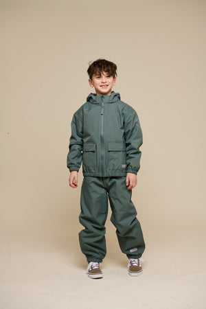 Shell Broek - Tween - Dusty Dark Green | 100508 Dundee