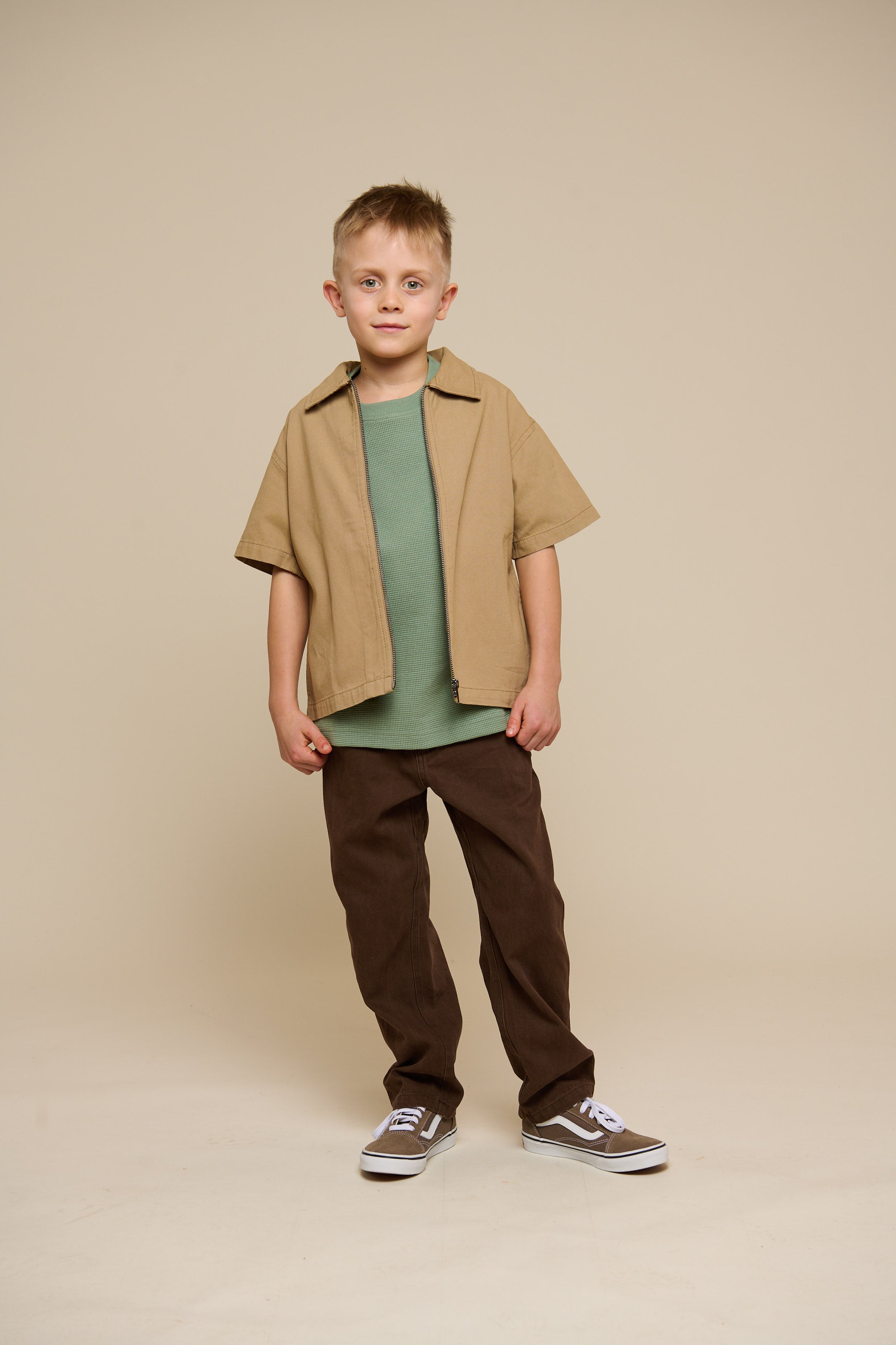Keperstof Broek - Tween - Chocolate | 100607 Carter