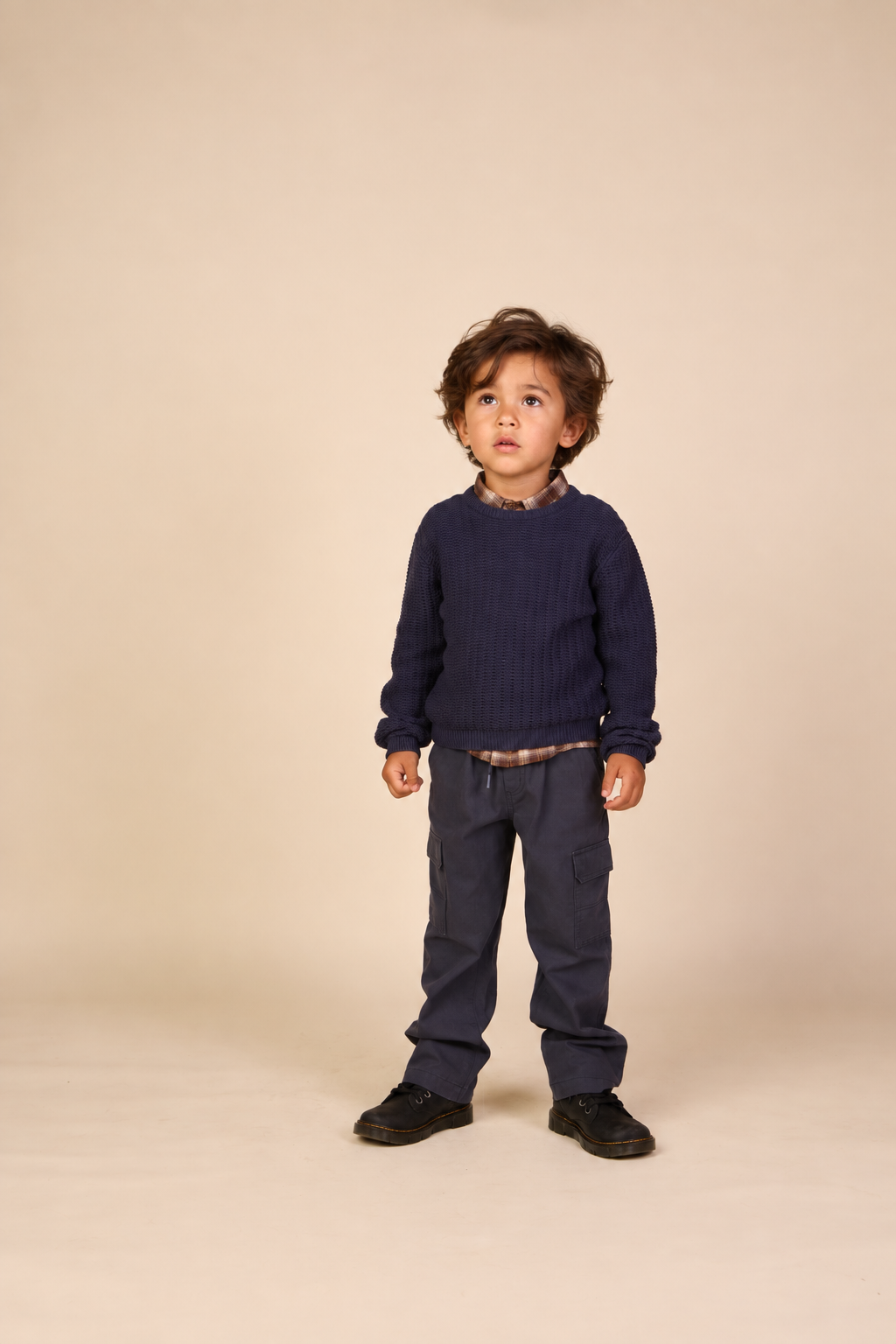 Gebreid Effen - Kids - Navy | 101281 Brady