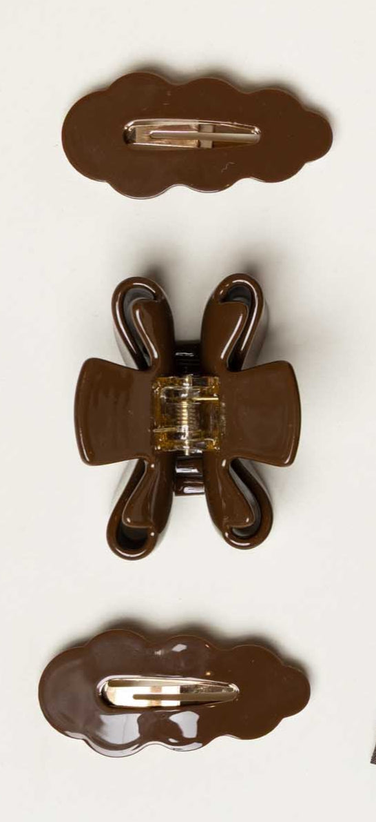 Haarclip Click & Claw - All - Chocolate | 100886 Cille