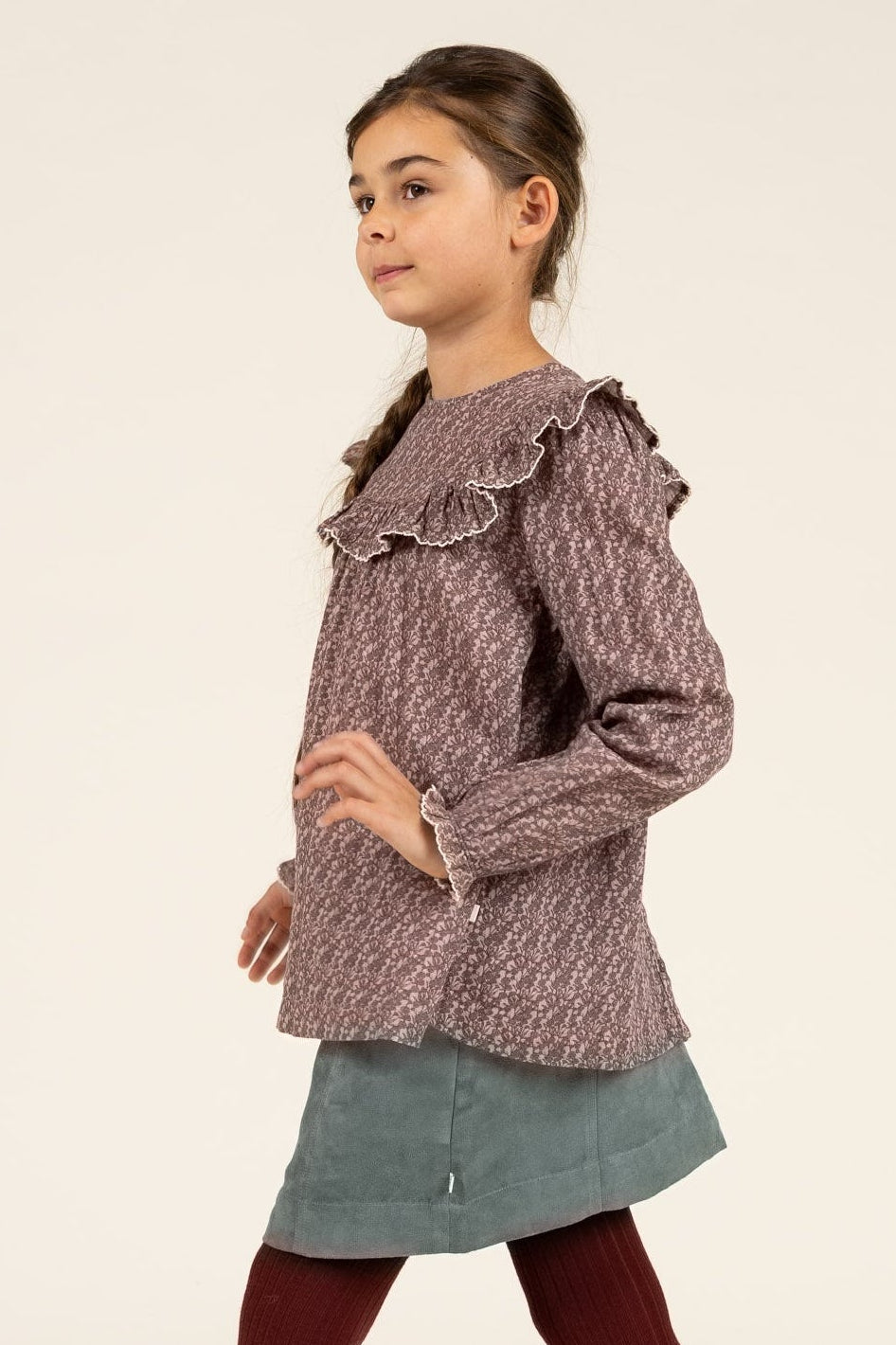 Rok van imitatie suède - Tween - Dark Green | 100595 Selene
