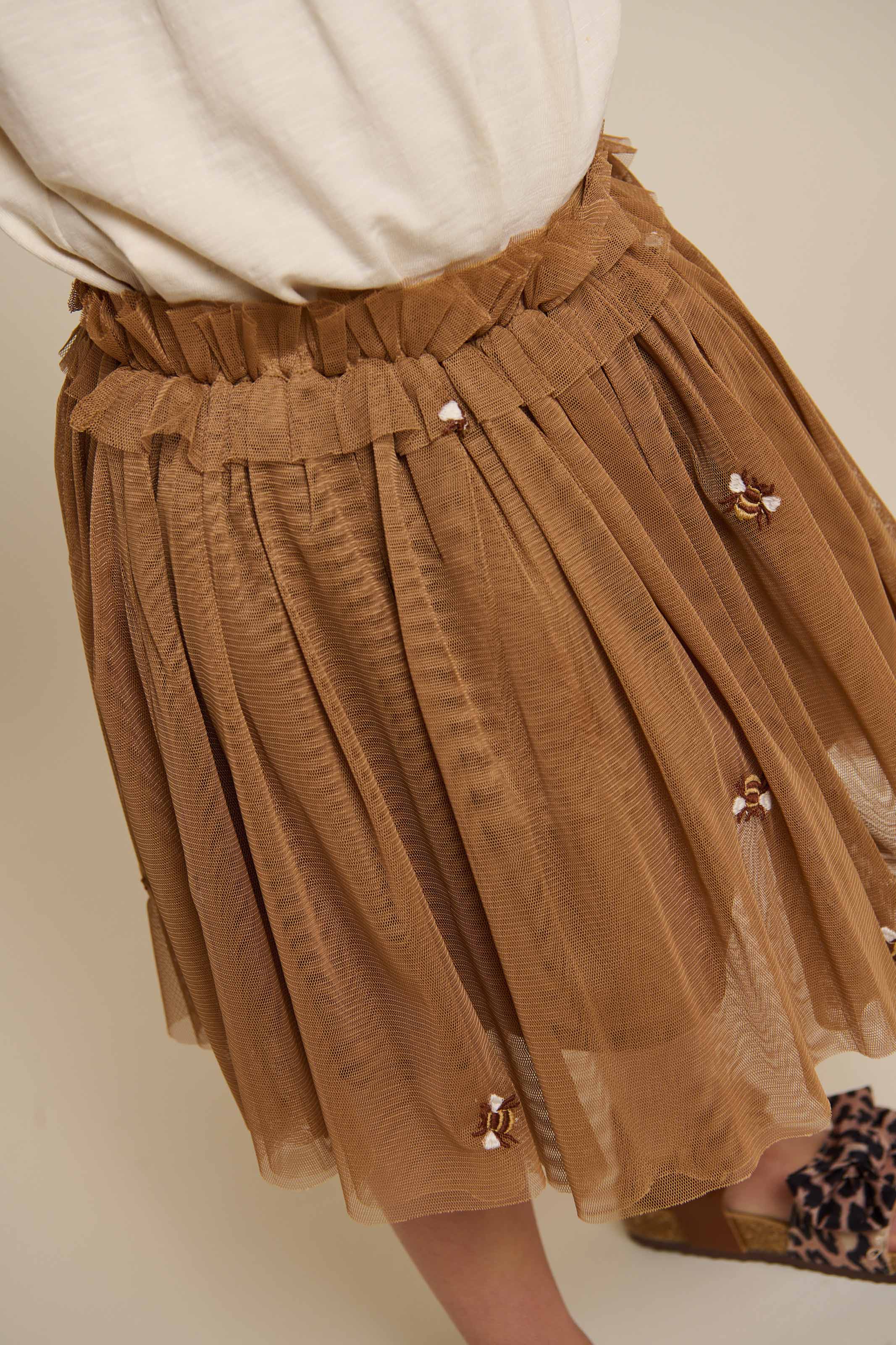 Tule rok met honingbij - Tween - Coconut | 100969 Daisy