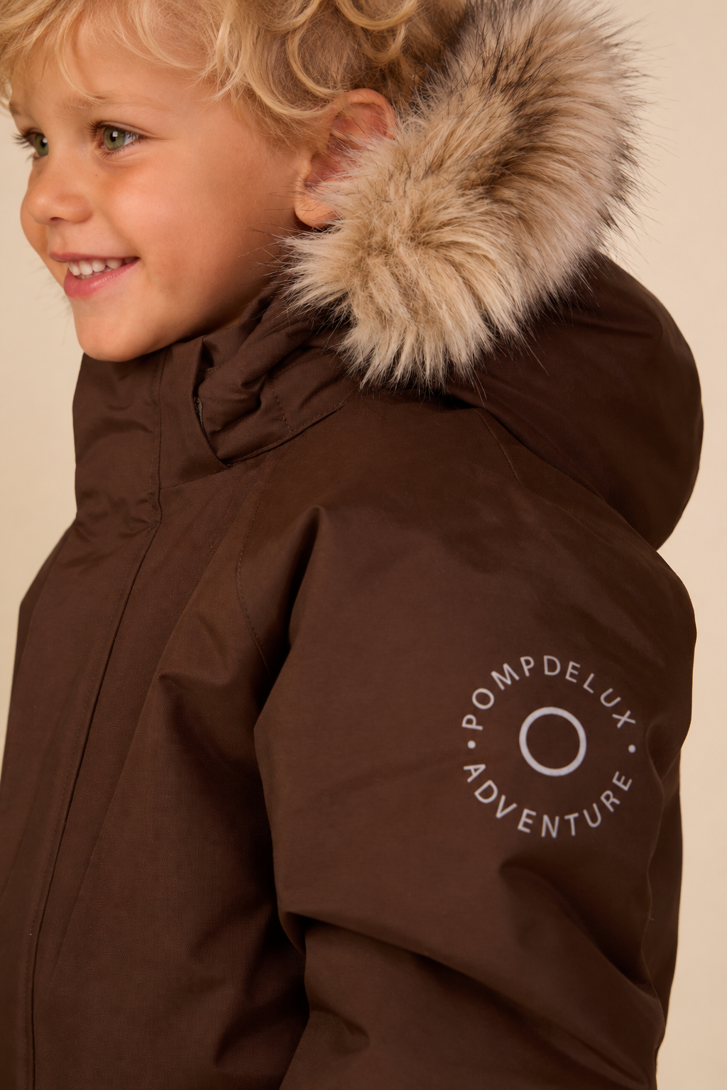 Adventure® sneeuwpak met imitatiebont Kids - Dark Brown | 101424 Sky