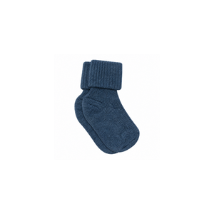 MP Geribde wollen sokken Kids - Blue Melange | 101726 MP 589