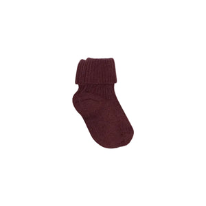 MP Geribde wollen sokken Kids - Bordeaux | 101727 MP 589