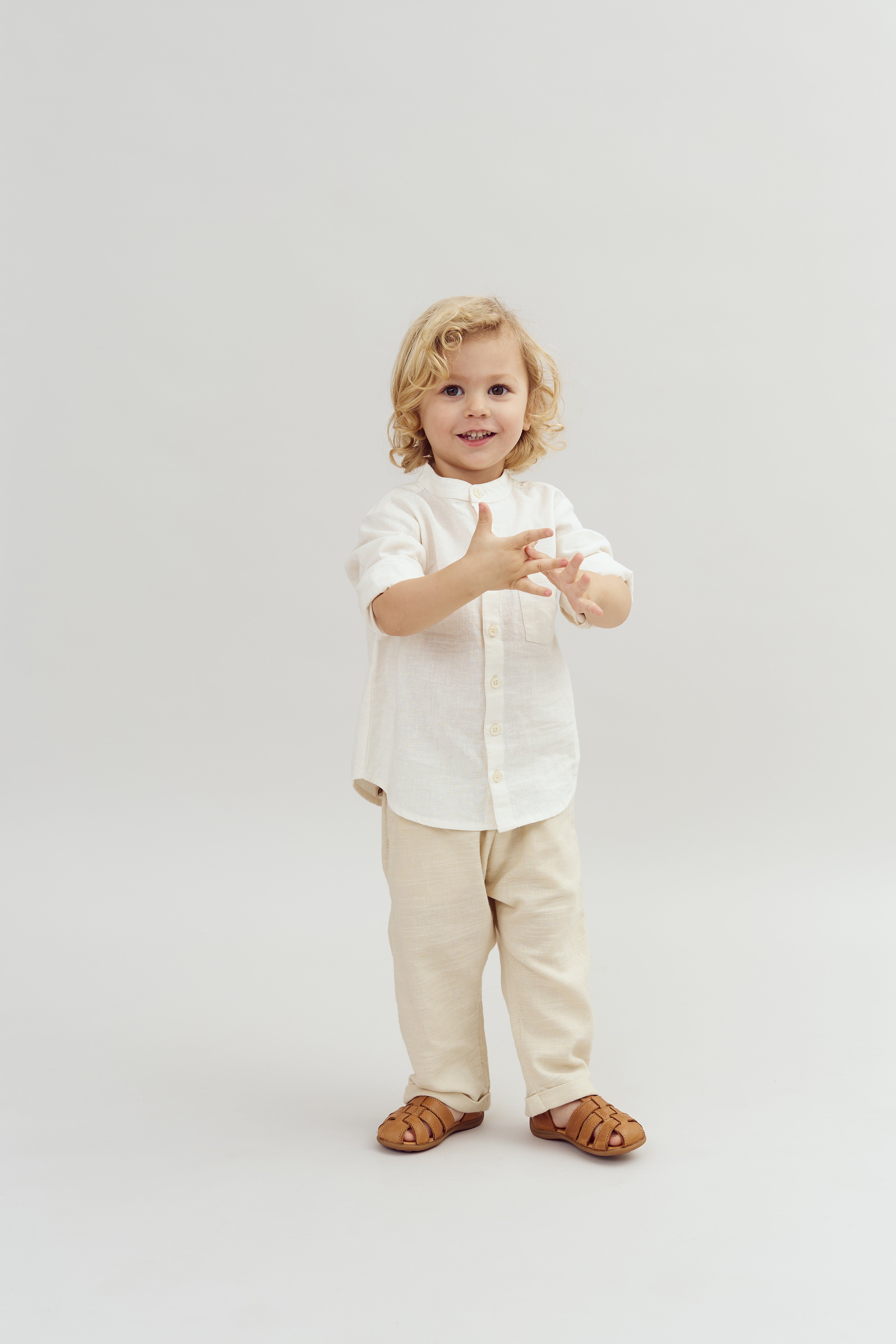 Linnen broek - Nature | 100186 Noah