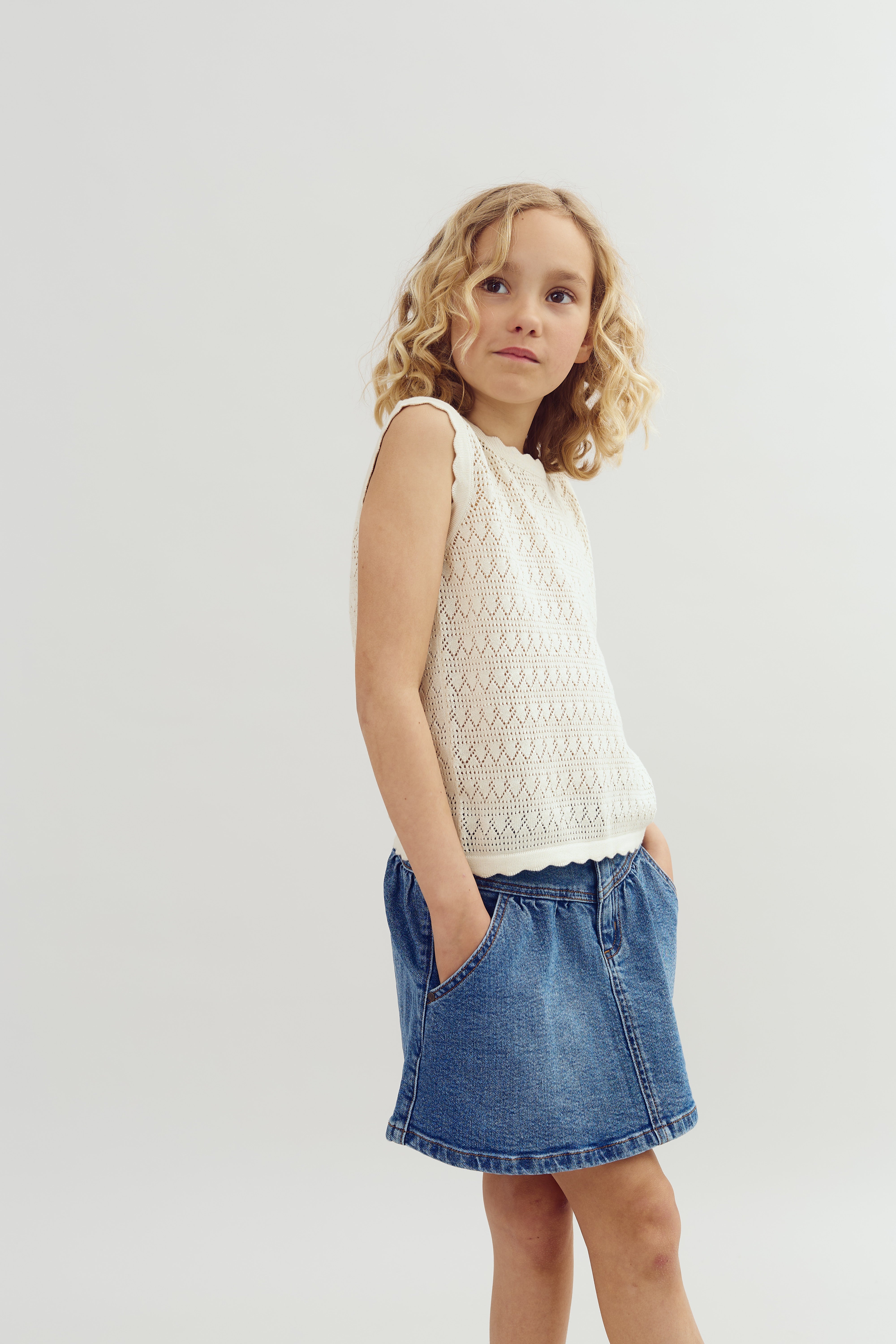 Denim rok - Blue Denim | 100144 Eva