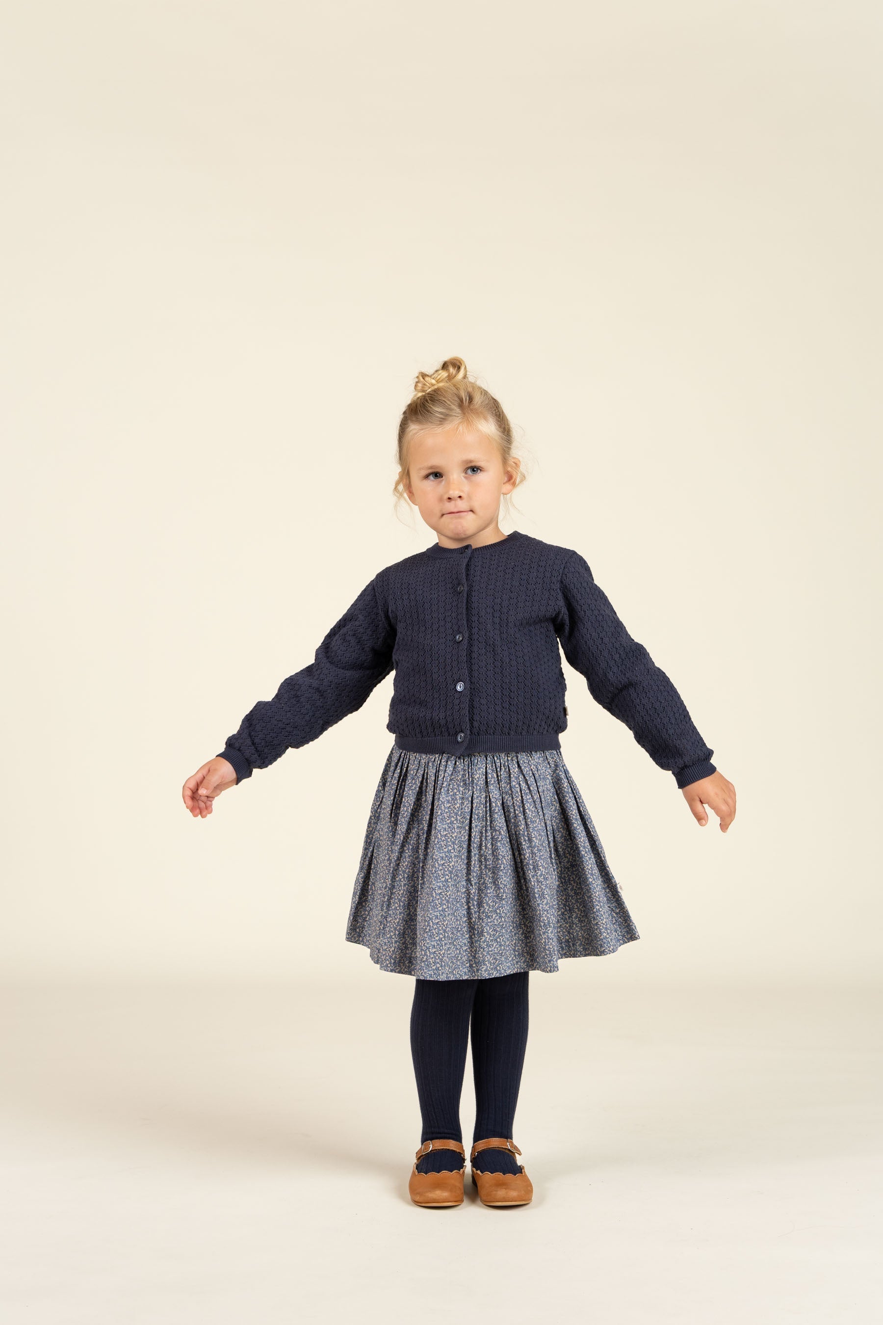 Katoenen vest - Kids - Navy | 100687 Esme