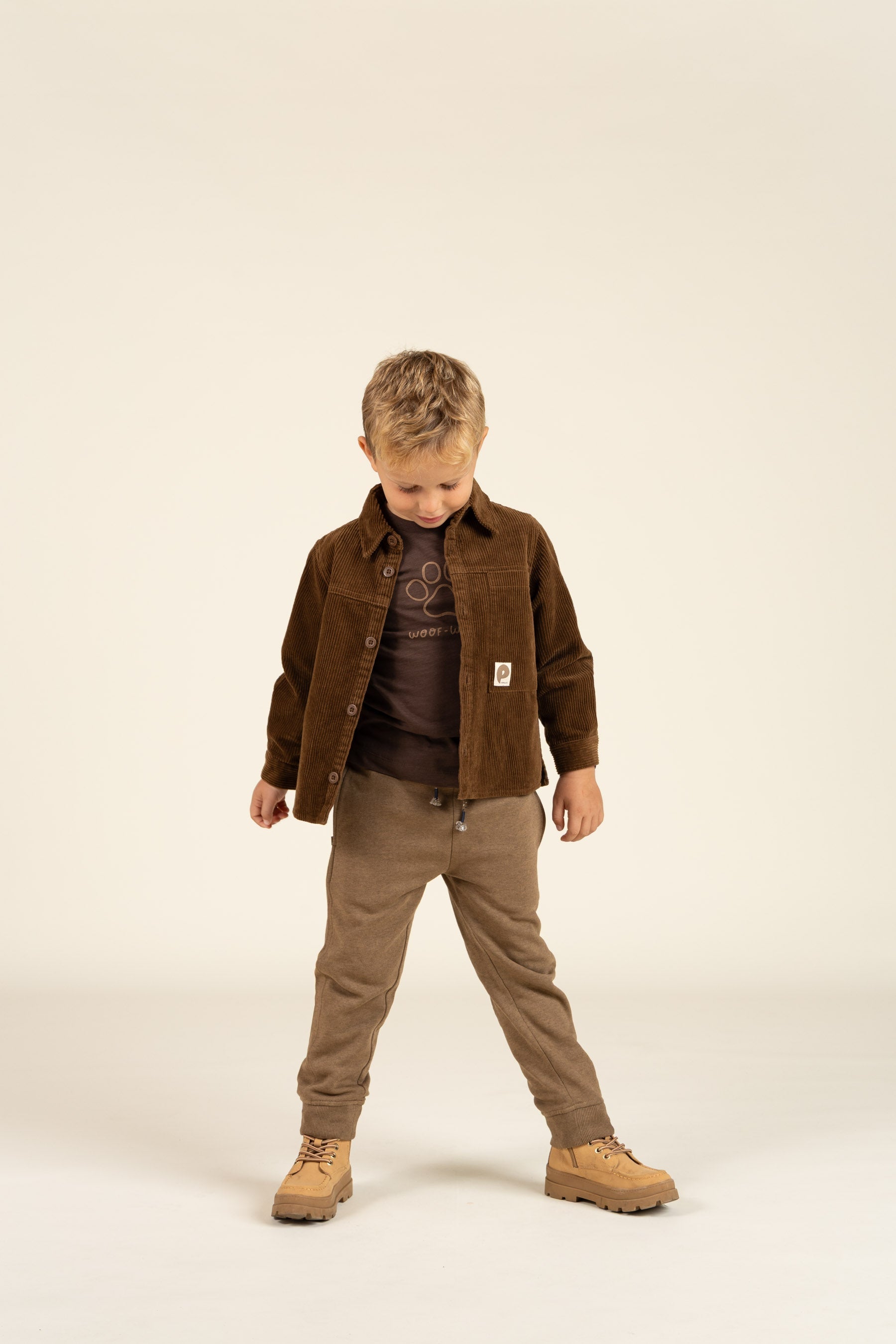 Zweetbroek - Kids - Coffe Melange | 100896 Justin