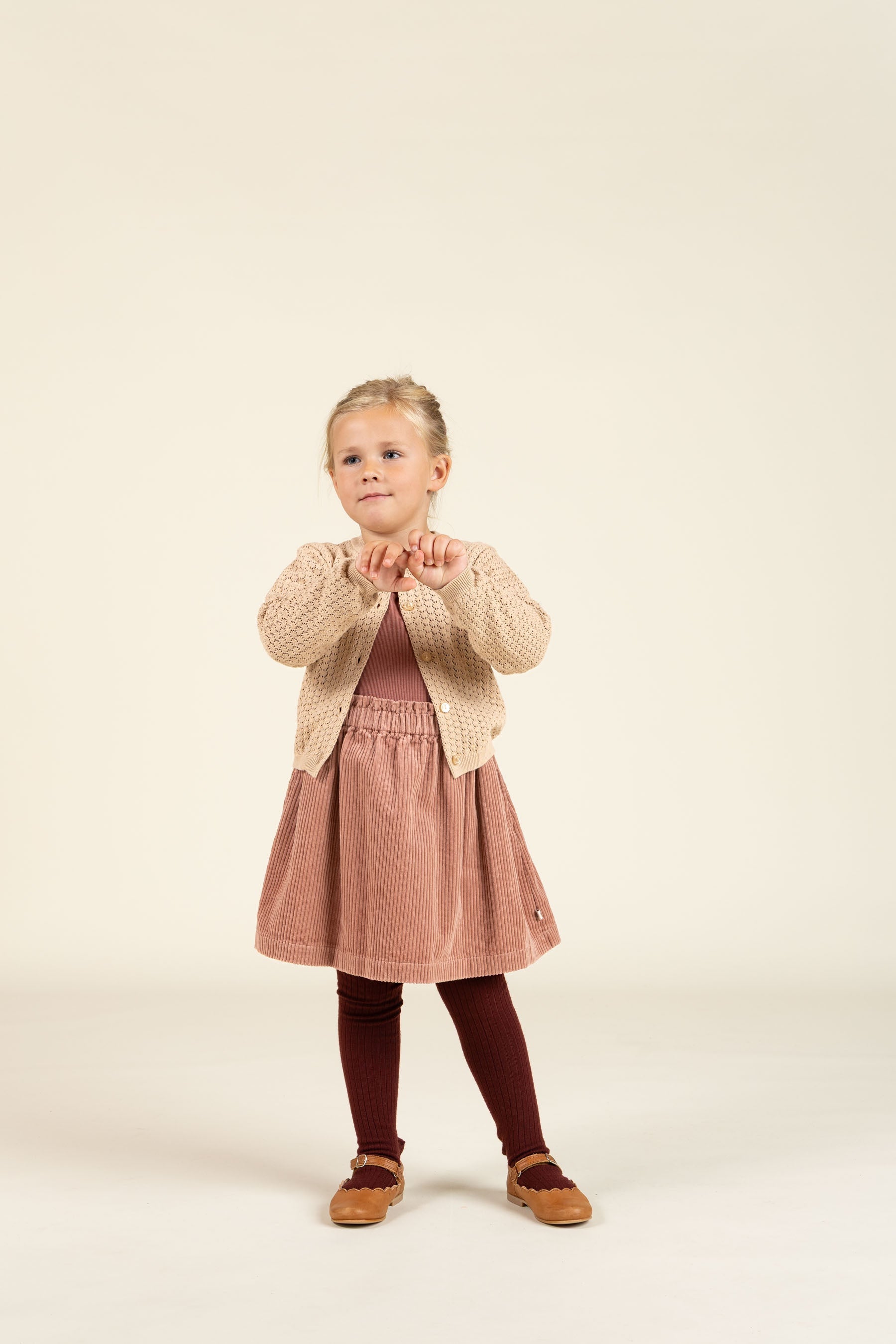 Gewaagde Corduroy Rok - Kids - Rose | 100622 Margot