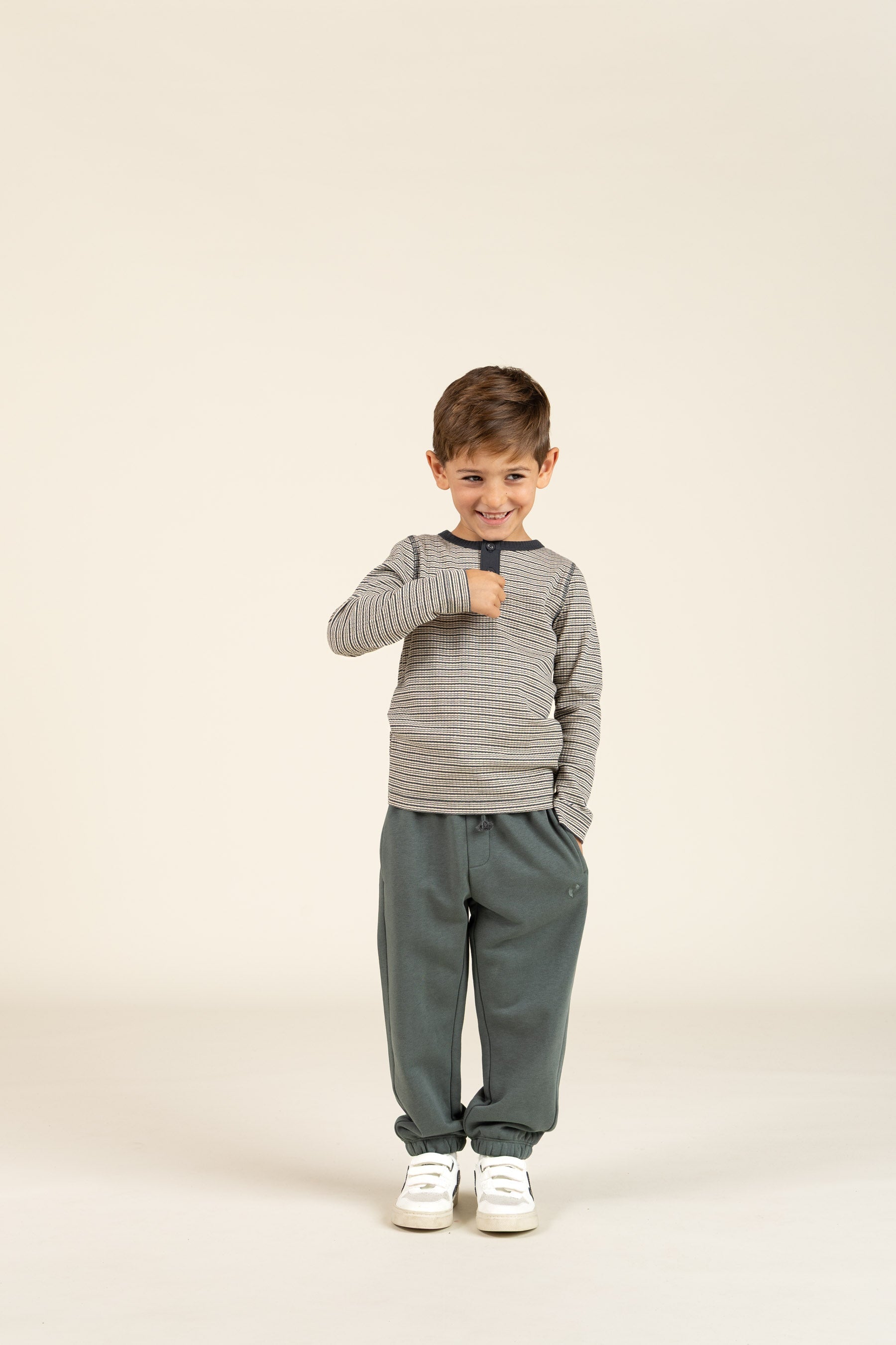 Klassieke sweatbroek - Kids - Petrol | 100216 Felix