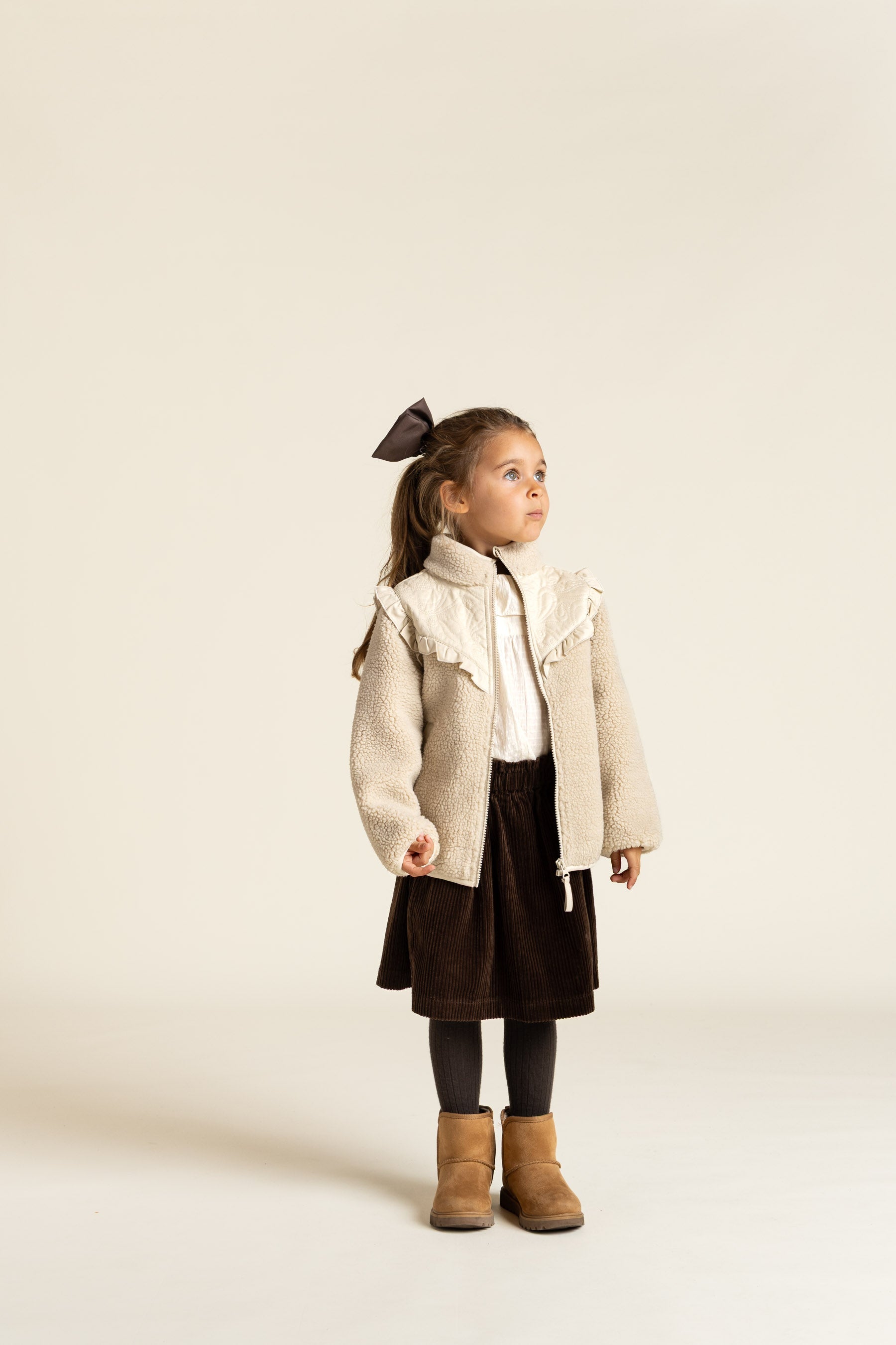 Gewaagde Corduroy Rok - Kids - Chocolate | 100624 Margot