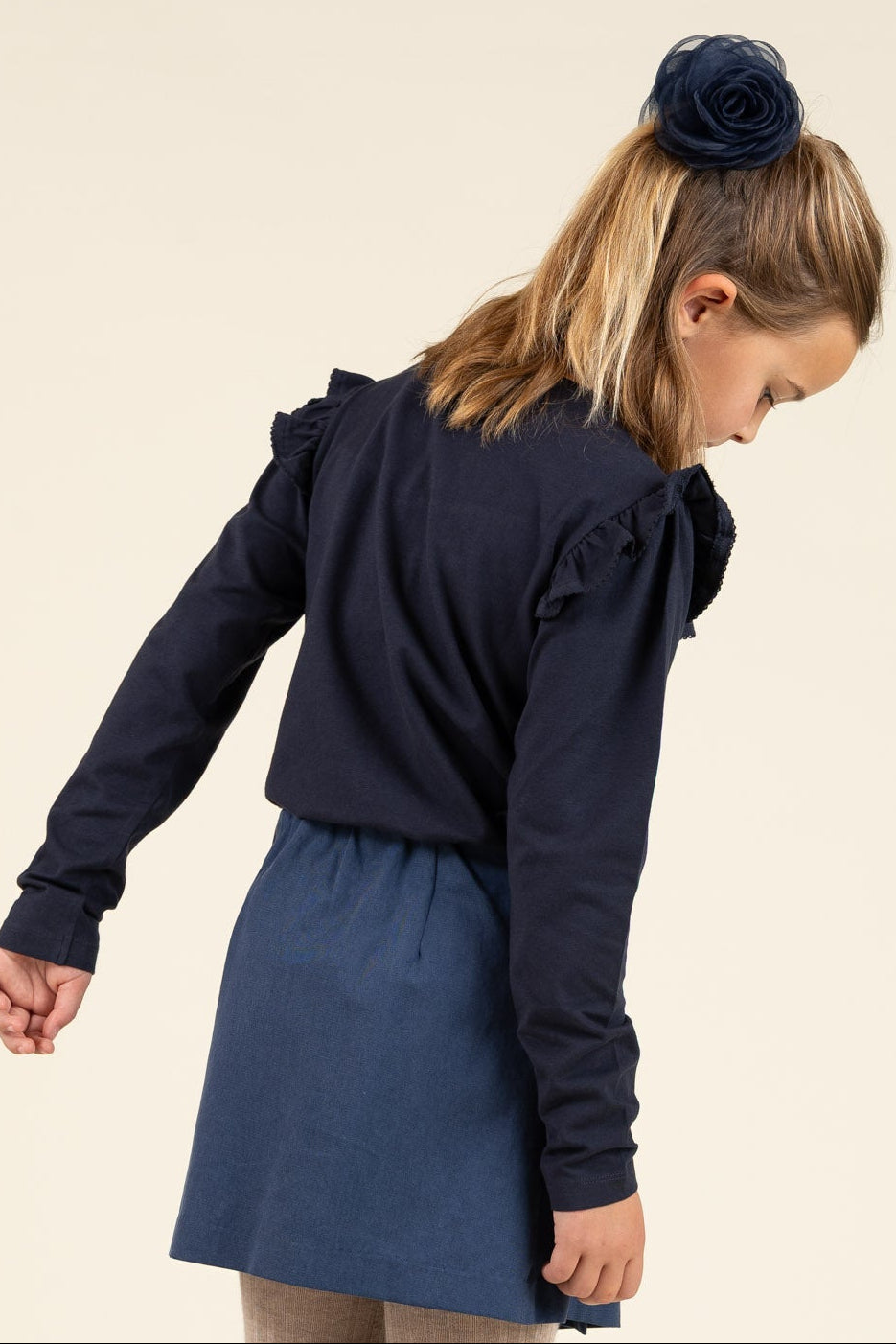 Tencel rok - Tween - Dusty Cobalt | 100131 Asta