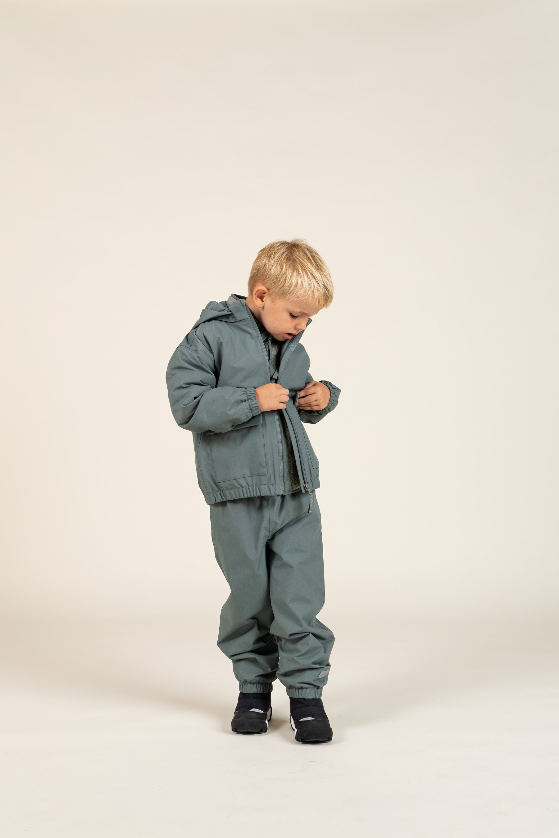Shell Broek - Kids - Dusty Dark Green | 100507 Dundee