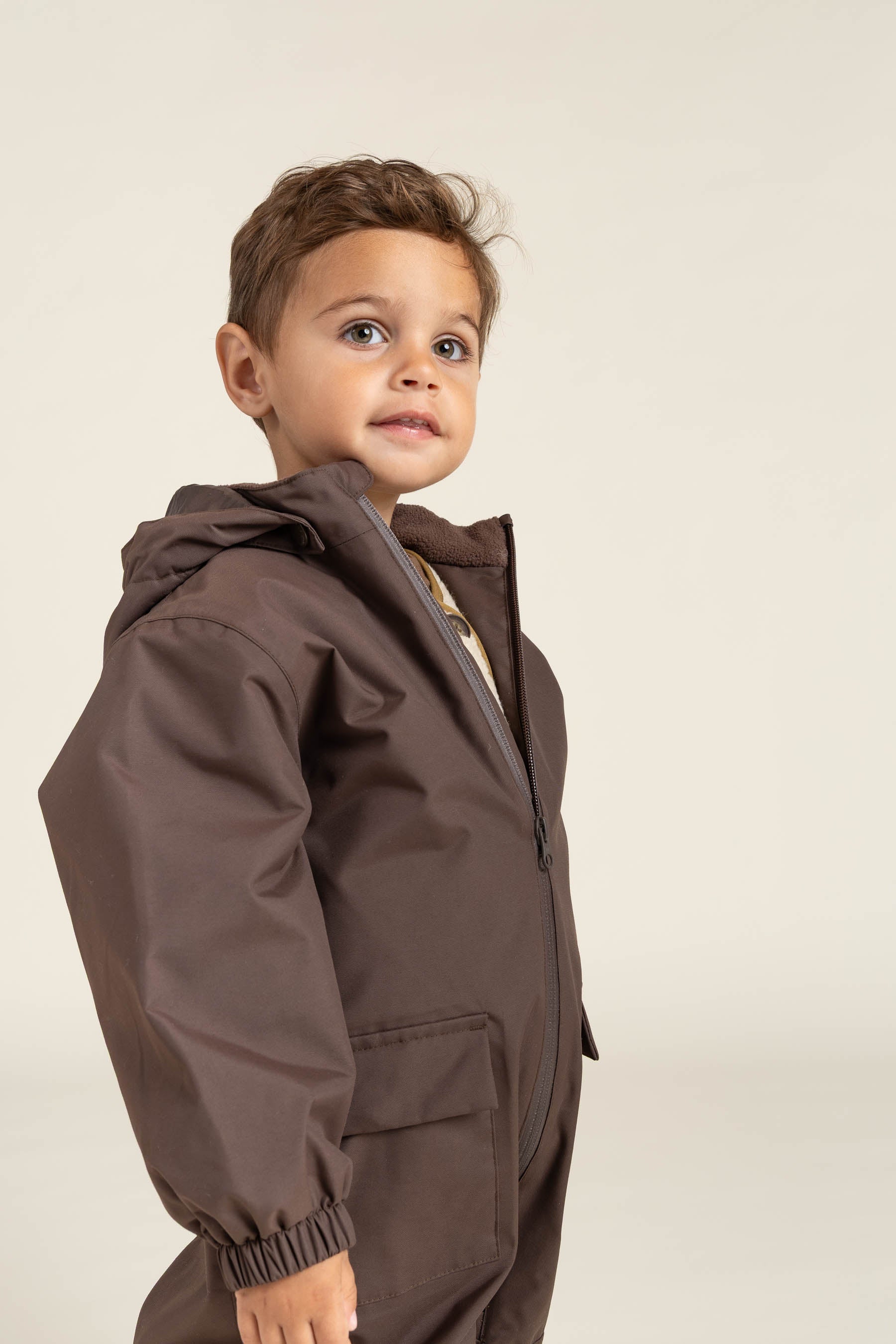 Shell overall - Kids - Chocolate | 100510 Dundee