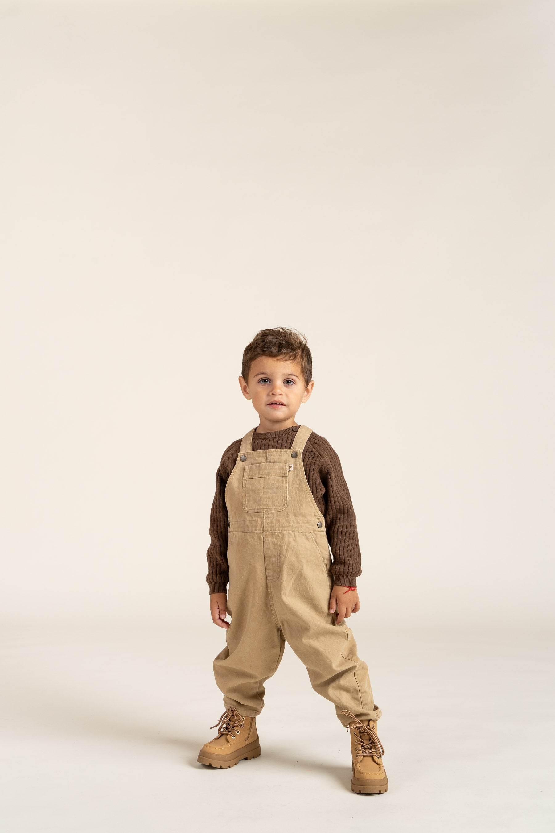 Katoenen gebreide trui - Kids - Coffee | 100691 Jett