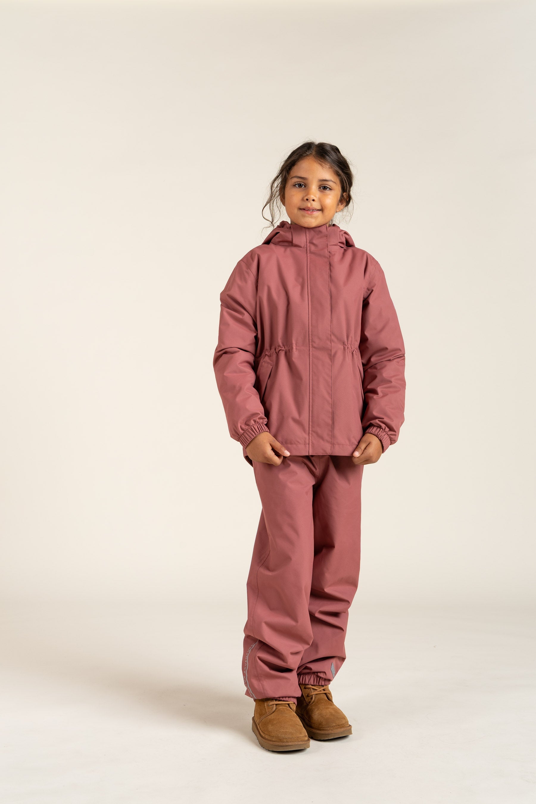 Shell-jas met trekkoord - Tween - Vintage Red | 100496 Lucy