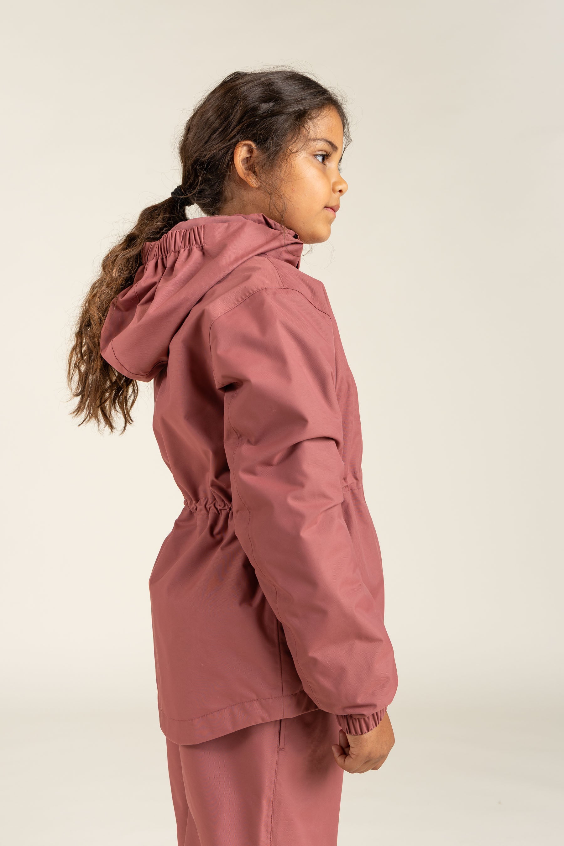 Shell-jas met trekkoord - Tween - Vintage Red | 100496 Lucy