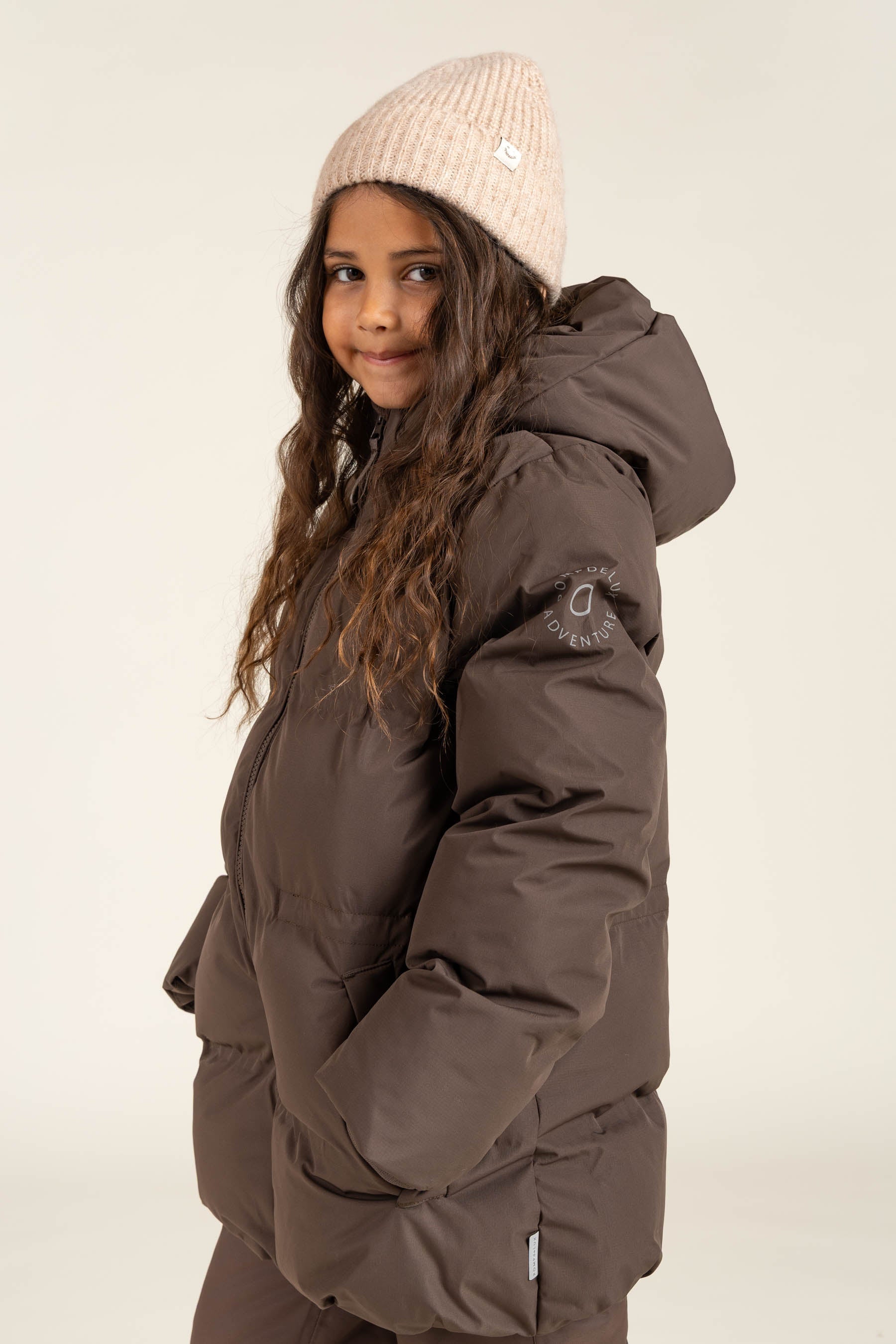 Winterjas met koord - Tween - Chocolate | 100537 Elenor