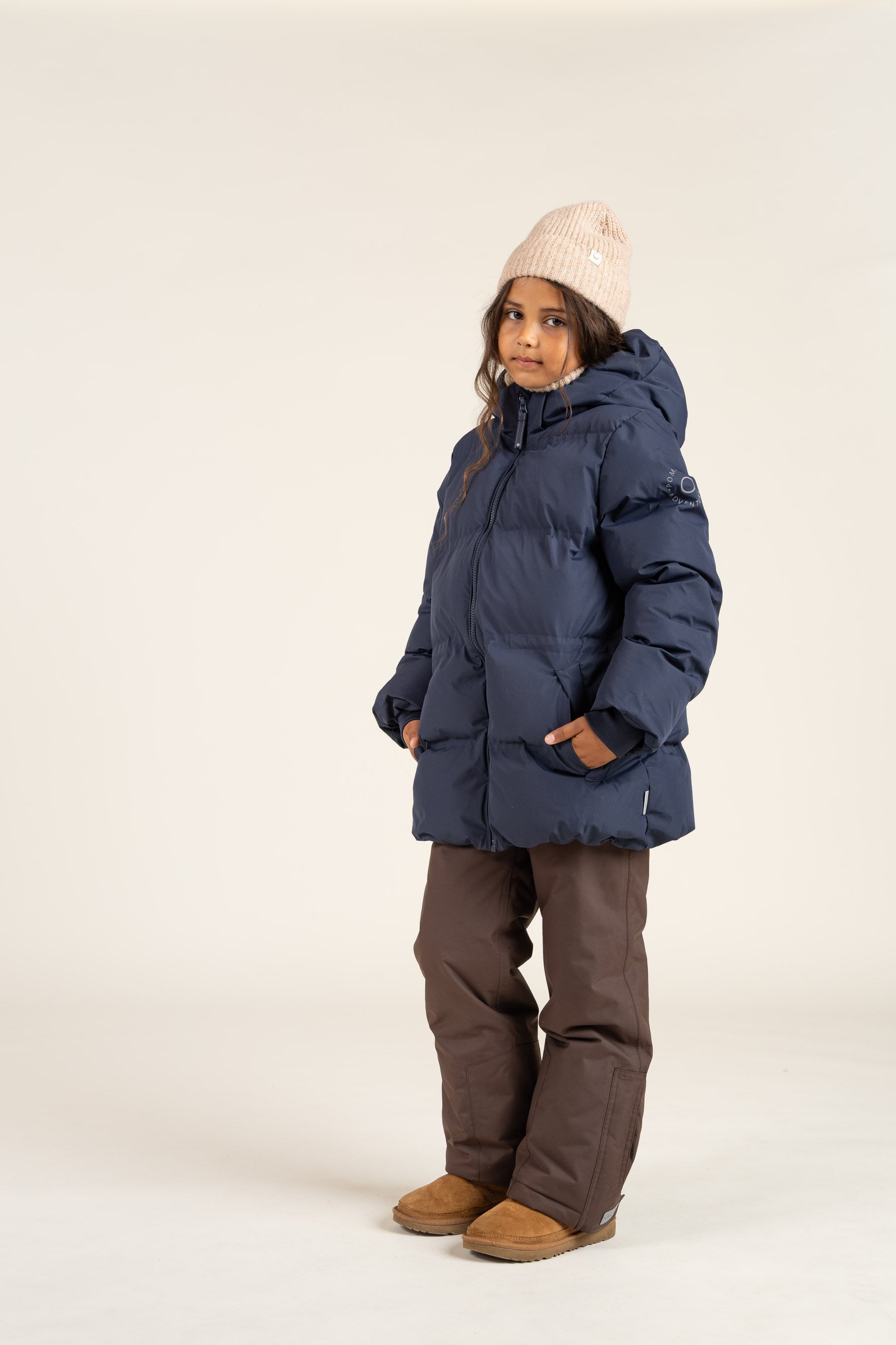 Winterjas met koord - Tween - Navy | 100539 Elenor