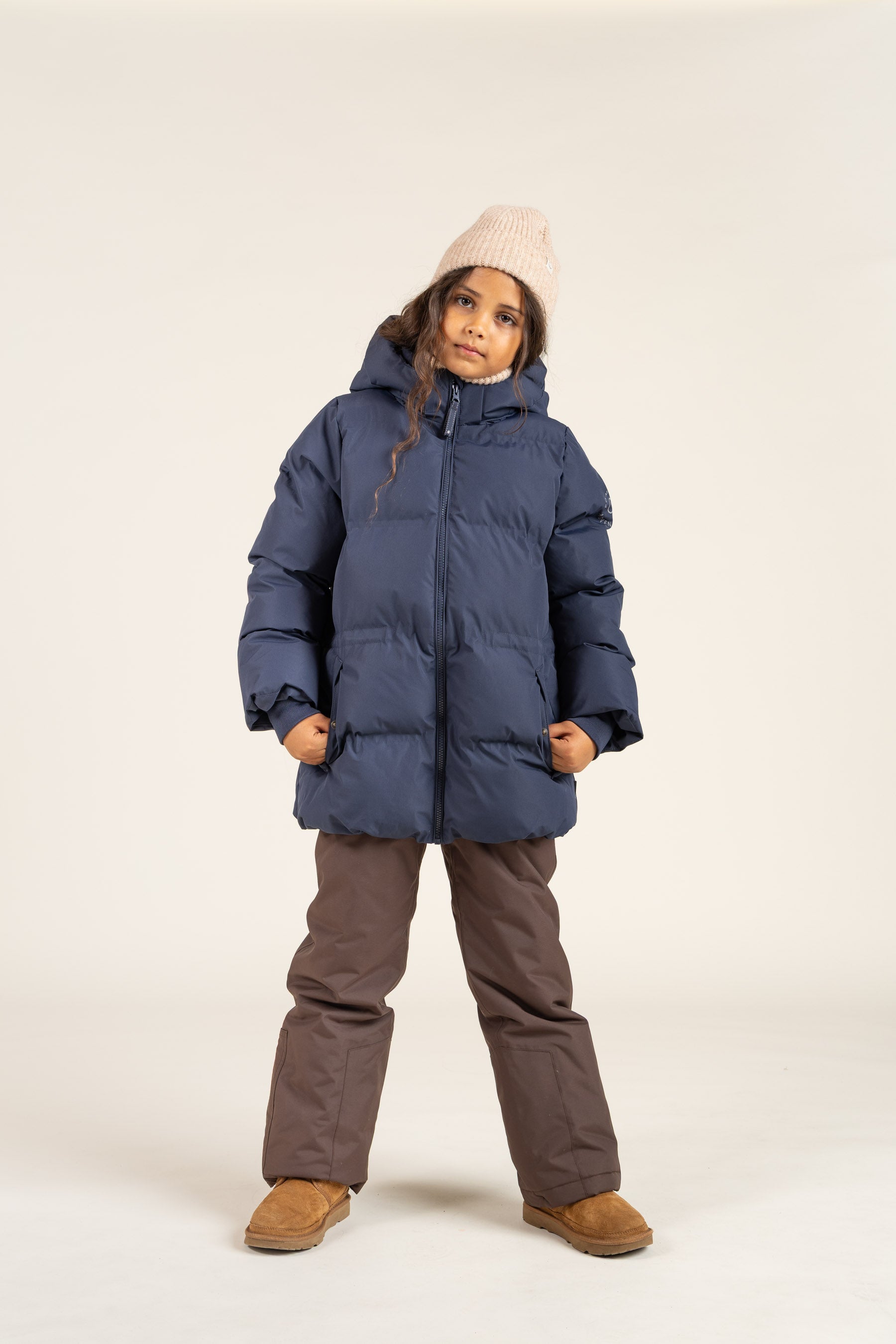 Winterjas met koord - Tween - Navy | 100539 Elenor