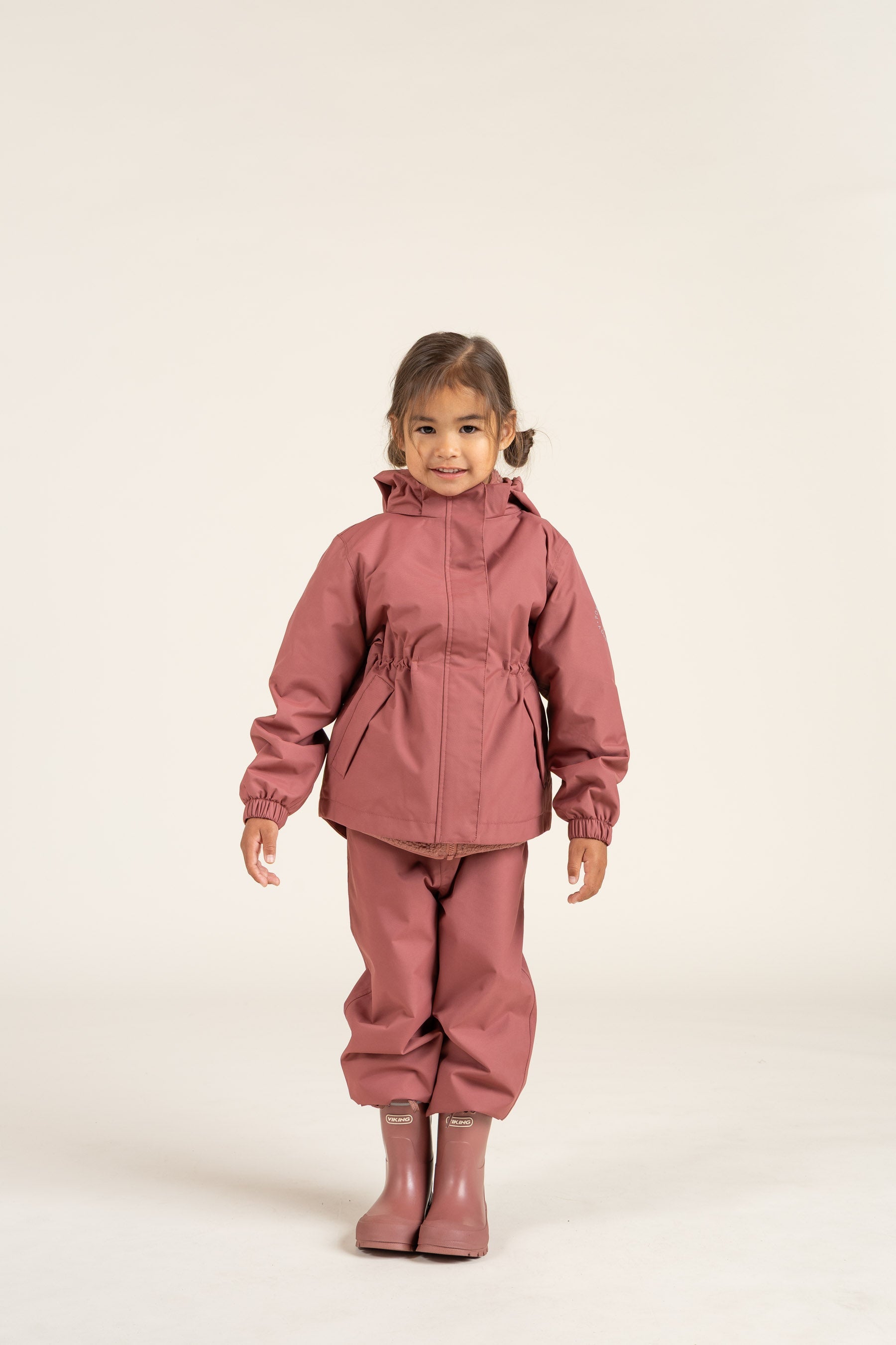 Shell-jas met trekkoord - Kids - Vintage Red | 100495 Lucy