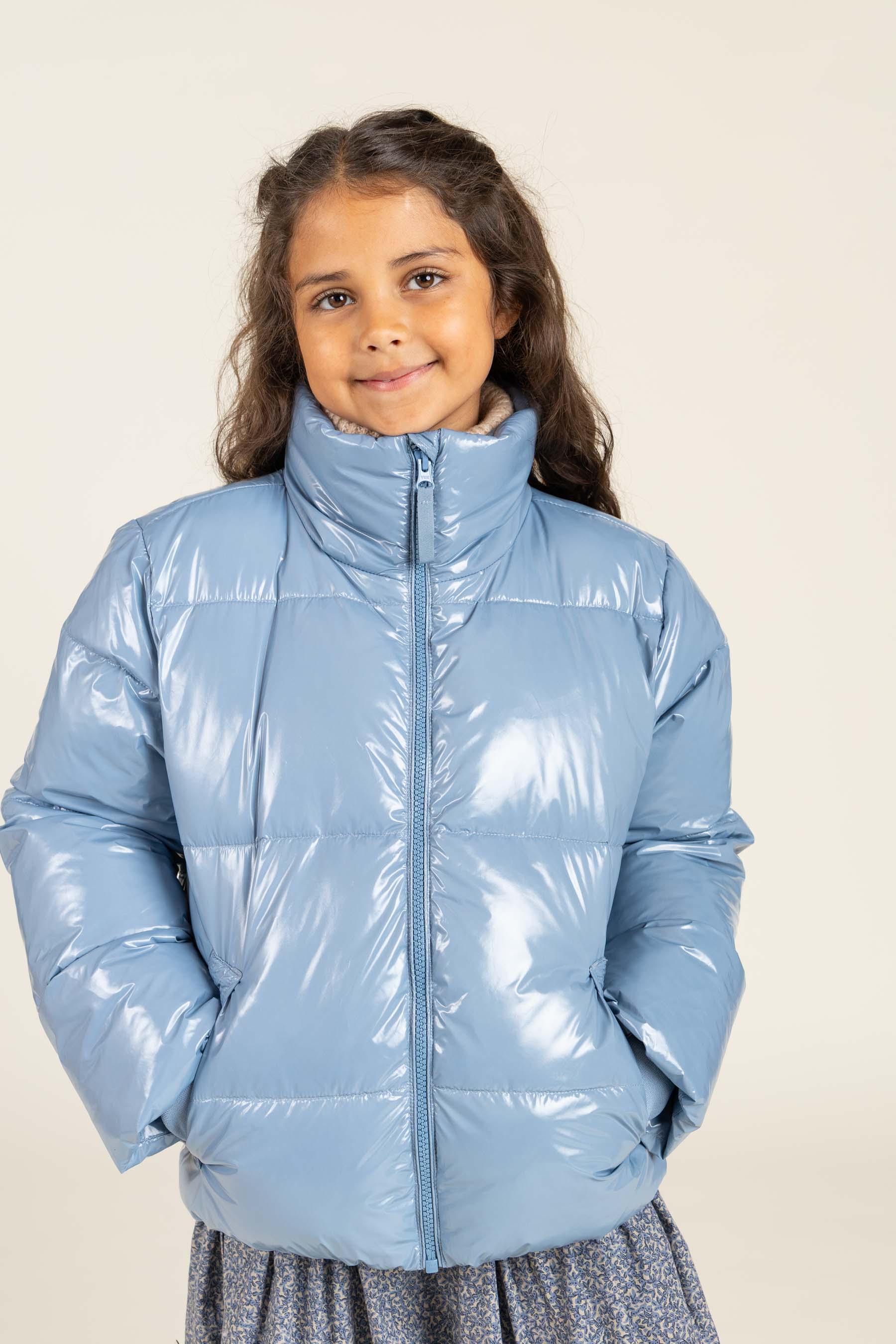 Glimmende Pufferjas - Tween - Blue | 100533 Violet