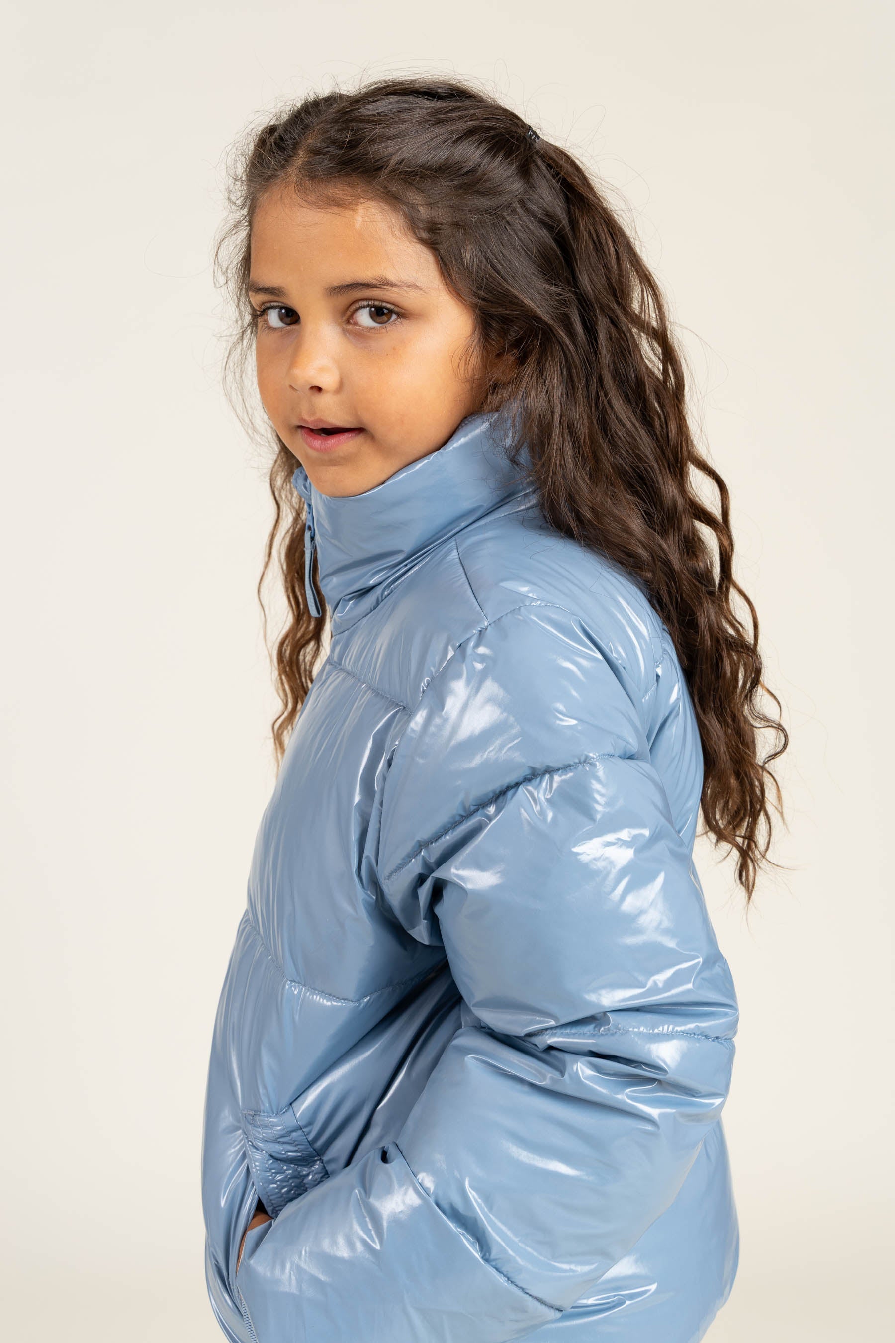 Glimmende Pufferjas - Tween - Blue | 100533 Violet