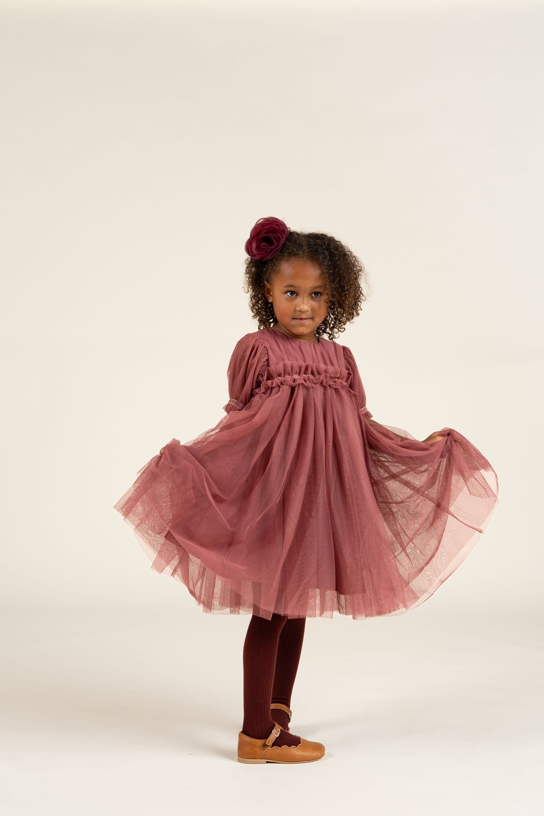 Tule jurk - All - Vintage Red | 100671 Mille