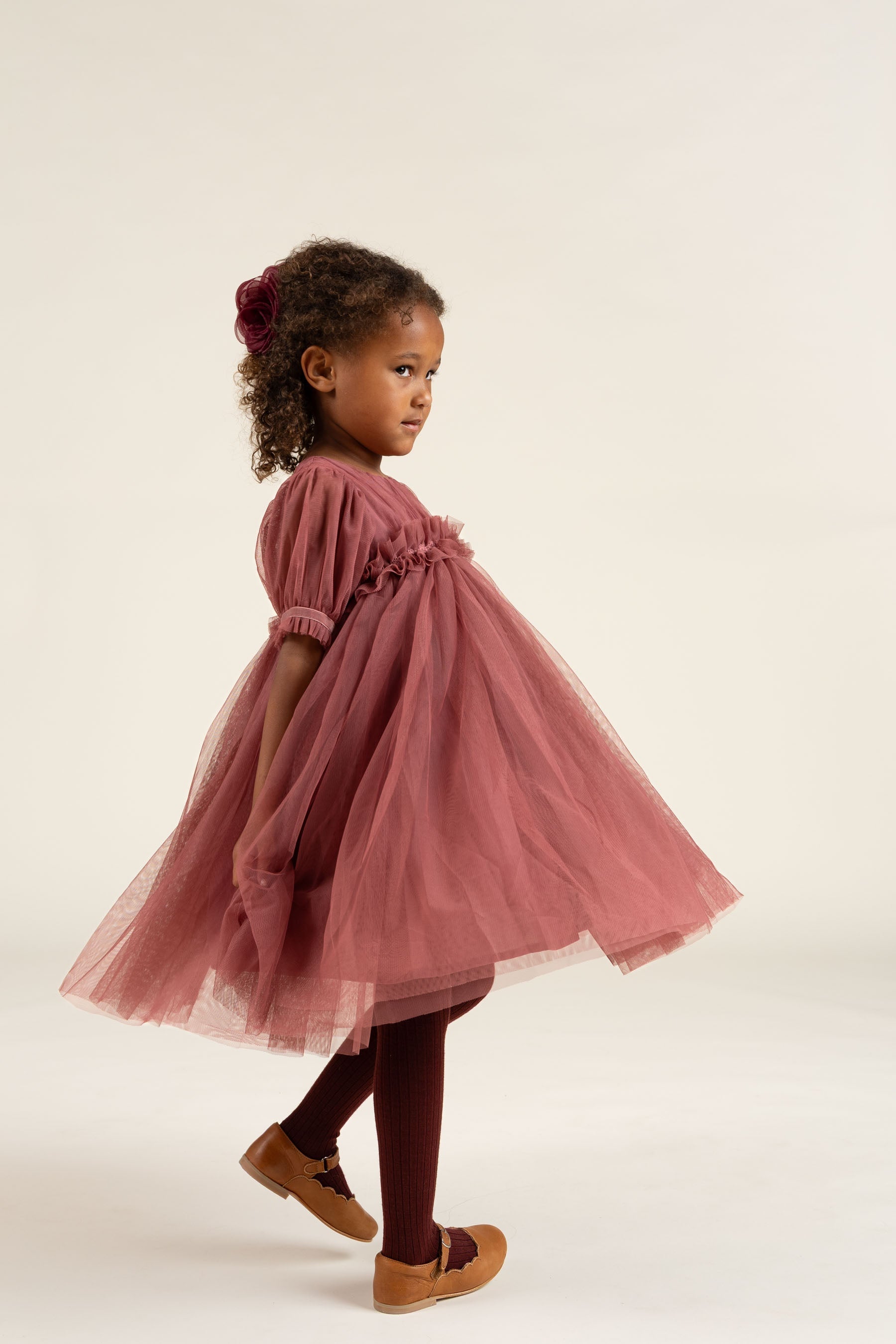 Tule jurk - All - Vintage Red | 100671 Mille