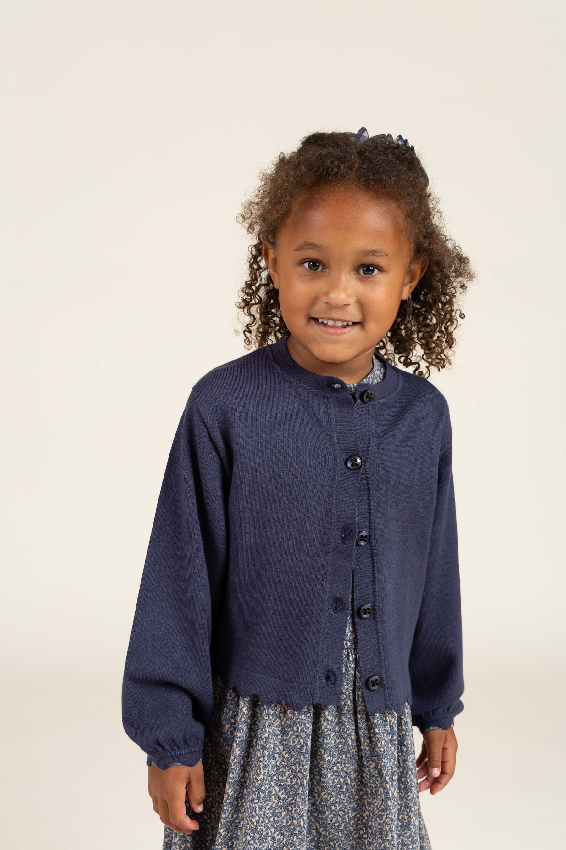 Vest - Kids - Navy | 100824 Nicole
