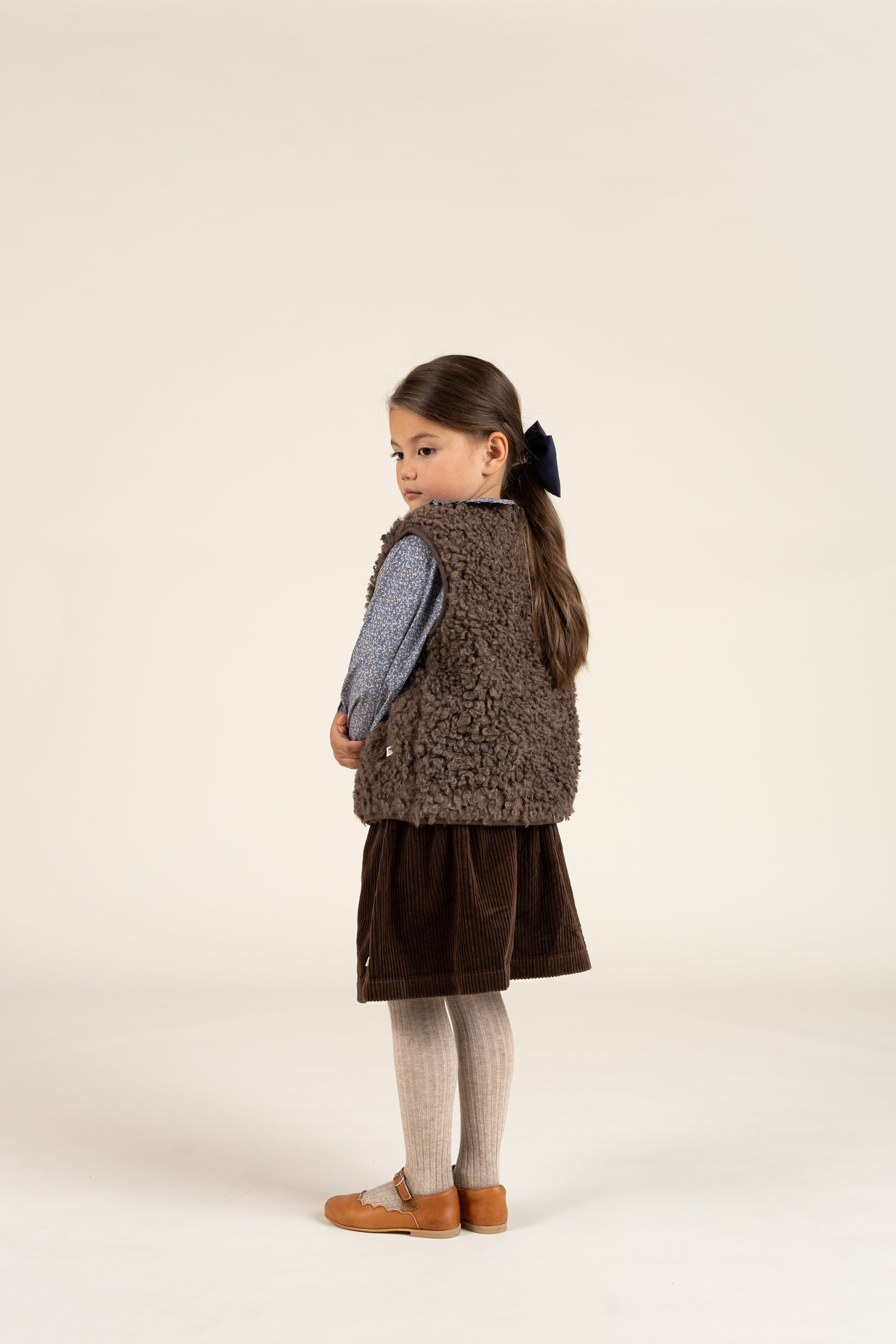 Gewaagde Corduroy Rok - Kids - Chocolate | 100624 Margot