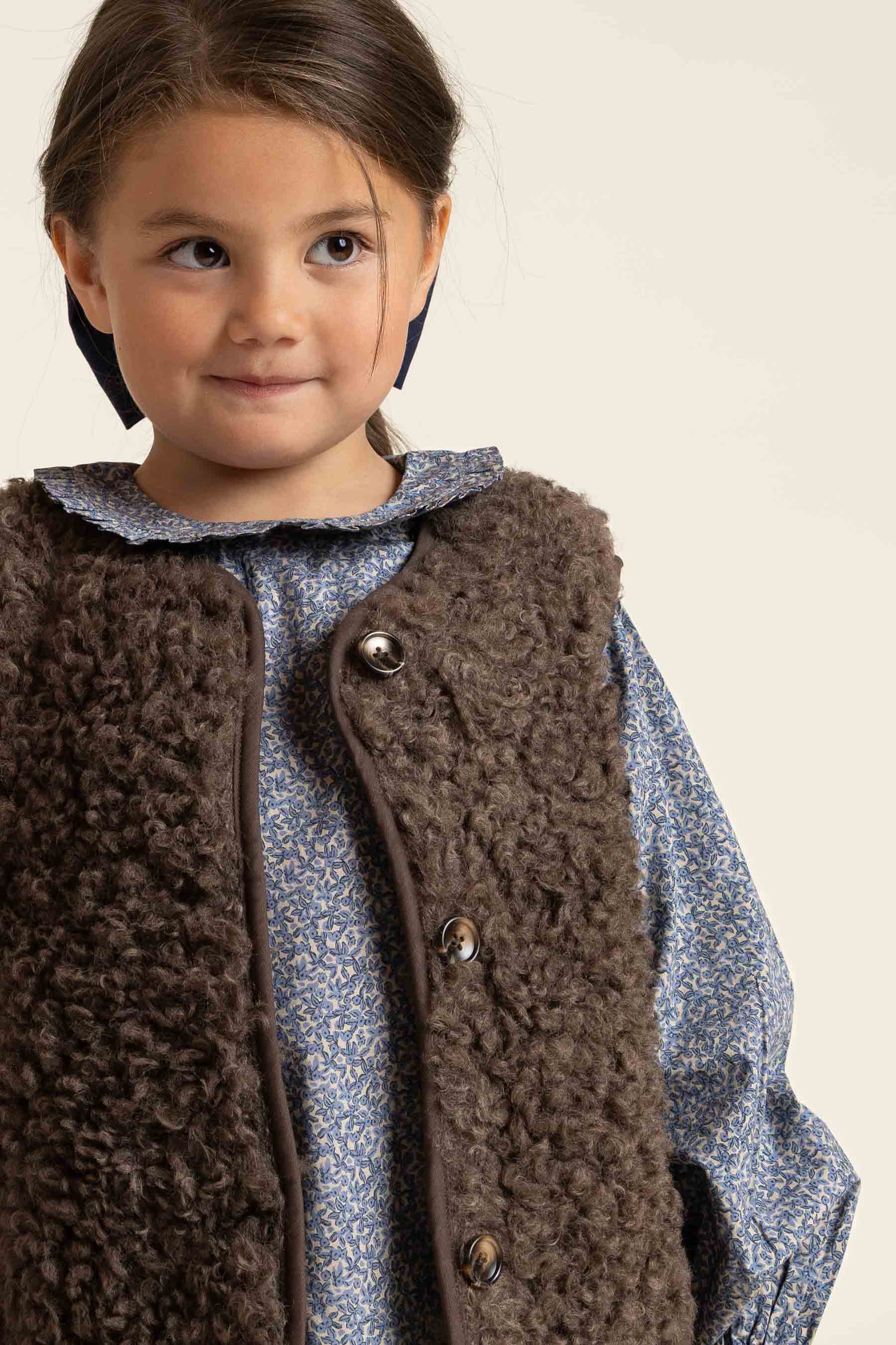 Vacht van imitatiebont - Kids - Chocolate | 100552 Ellie