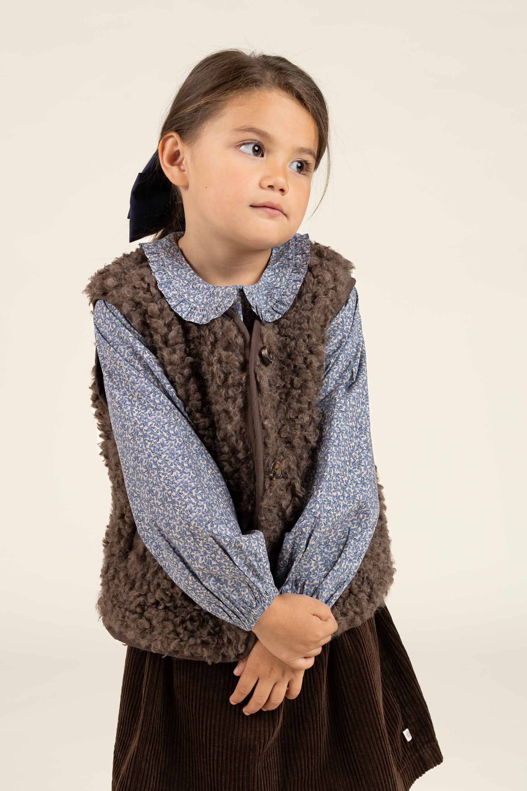 Vacht van imitatiebont - Kids - Chocolate | 100552 Ellie