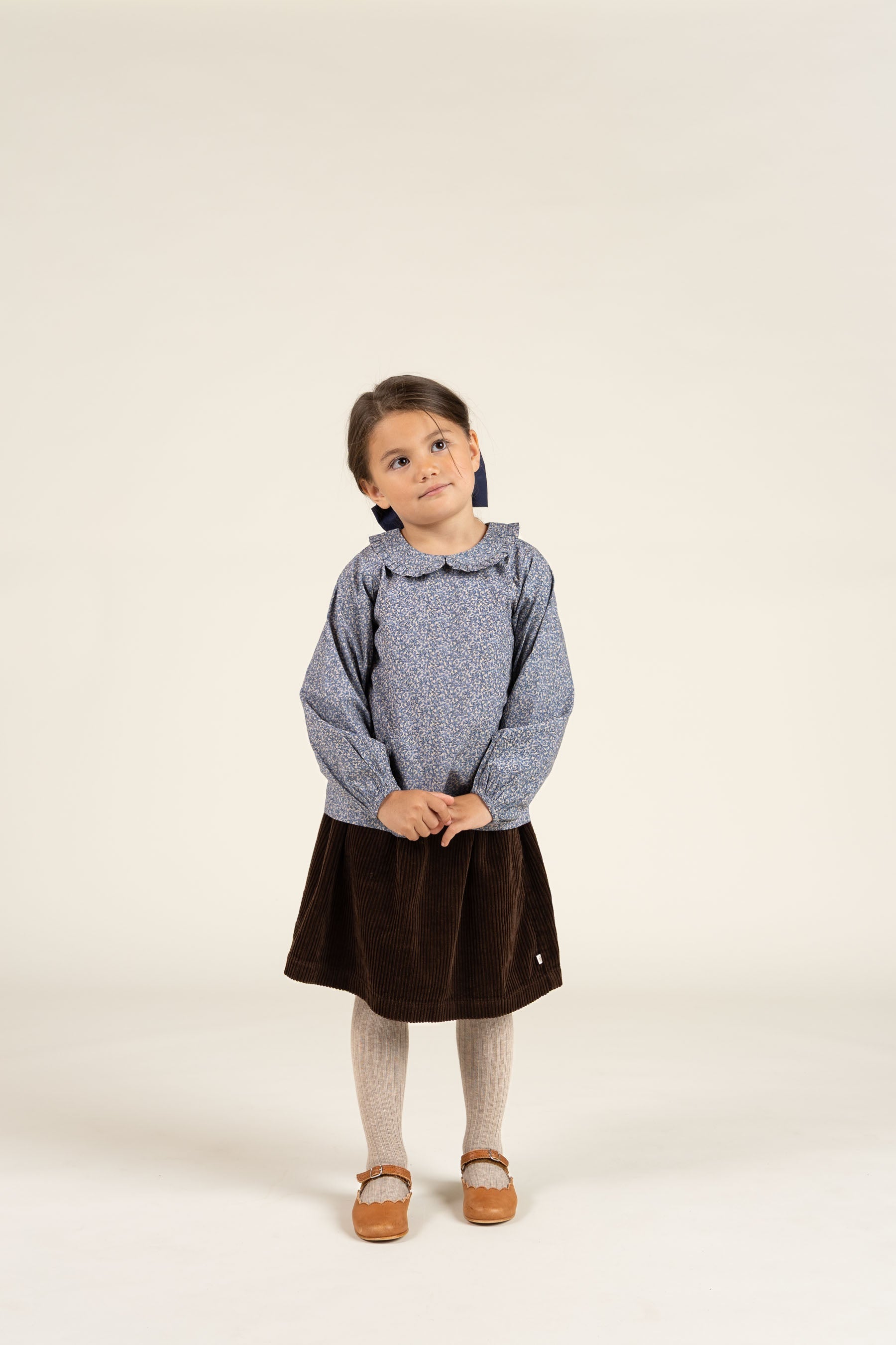 Gewaagde Corduroy Rok - Kids - Chocolate | 100624 Margot