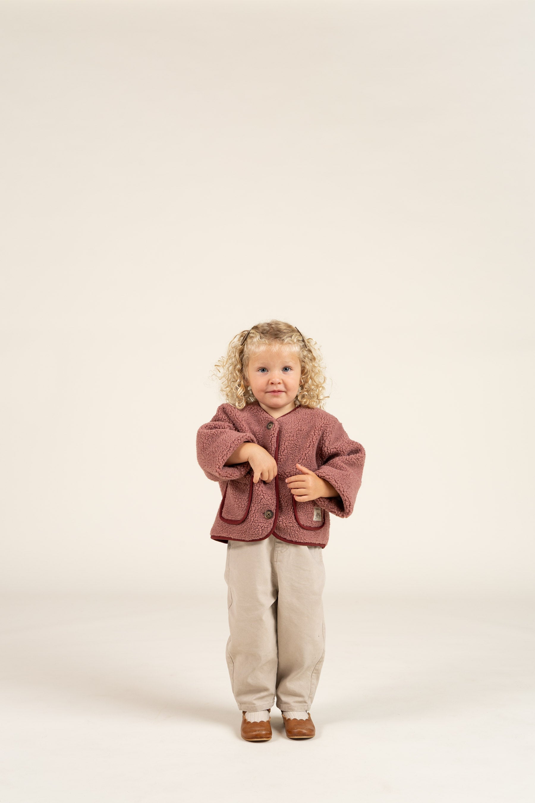 Stapeljas met knopen - Kids - Old Rose | 100628 Mayfield