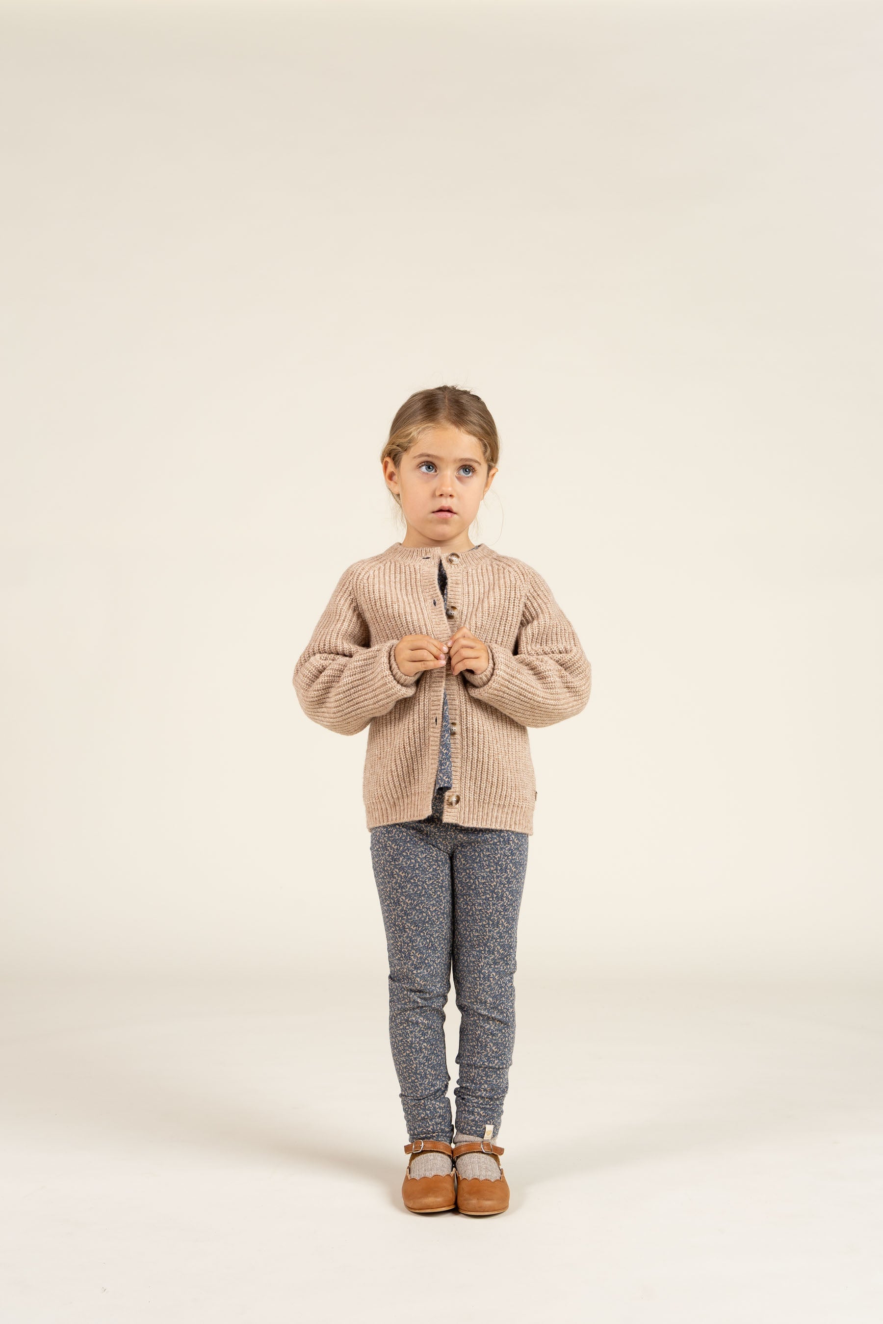 Bedrukte jersey legging - Kids - Blue | 100768 Ada