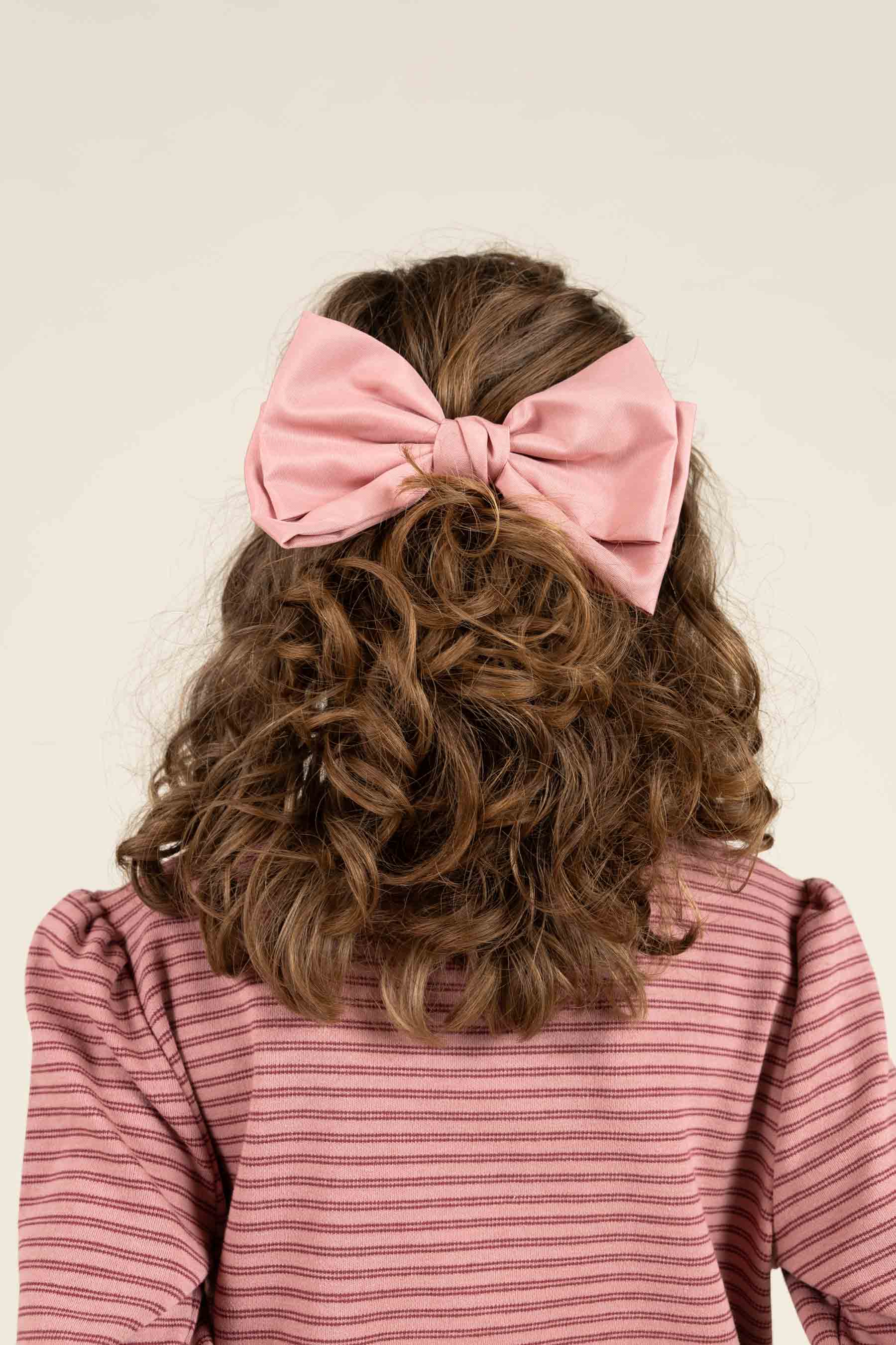 Gestreepte jersey jurk - Tween - Rose Stripe | 100651 Elise
