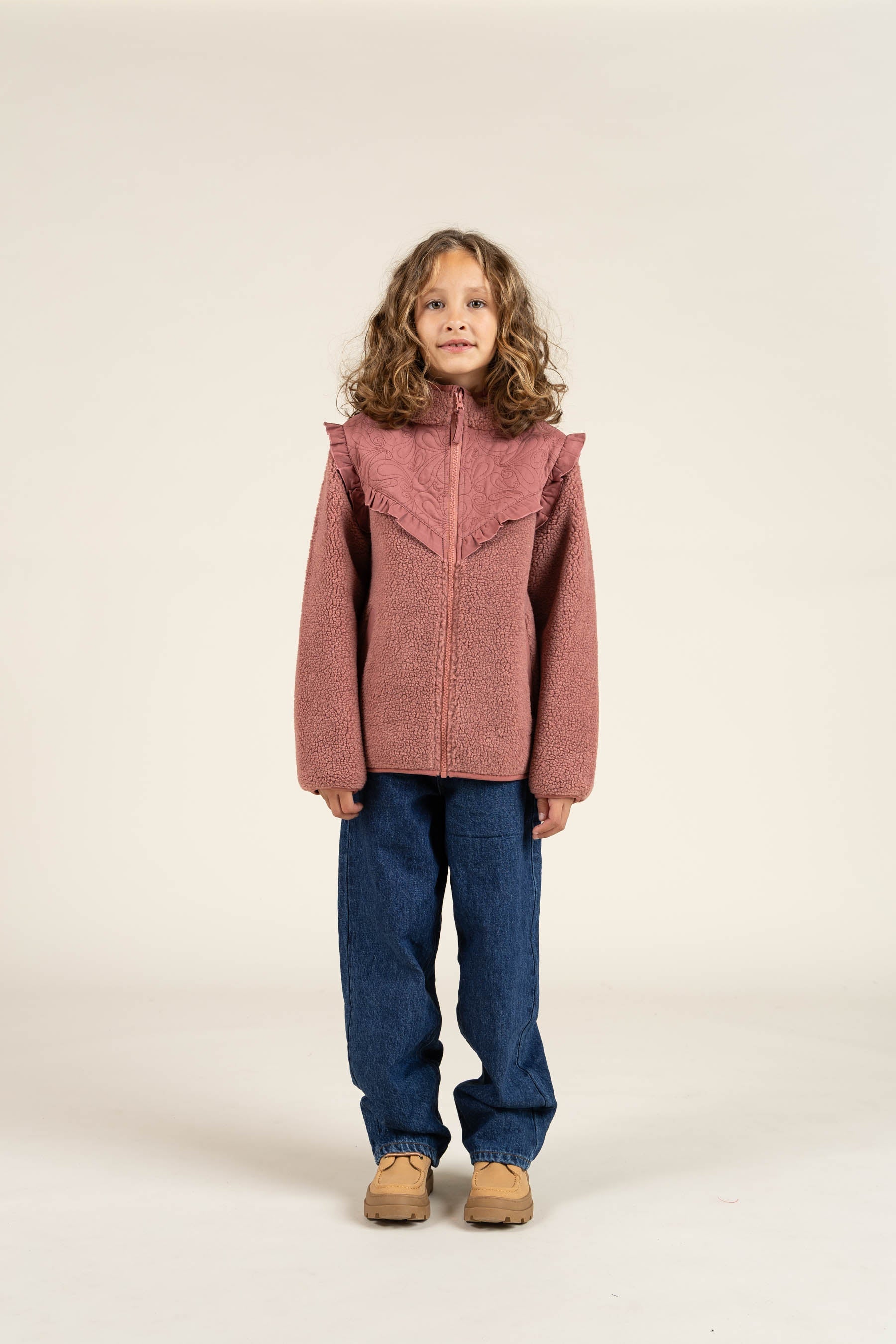 Ritsjack met ruches - Tween - Old Rose | 100637 Madison
