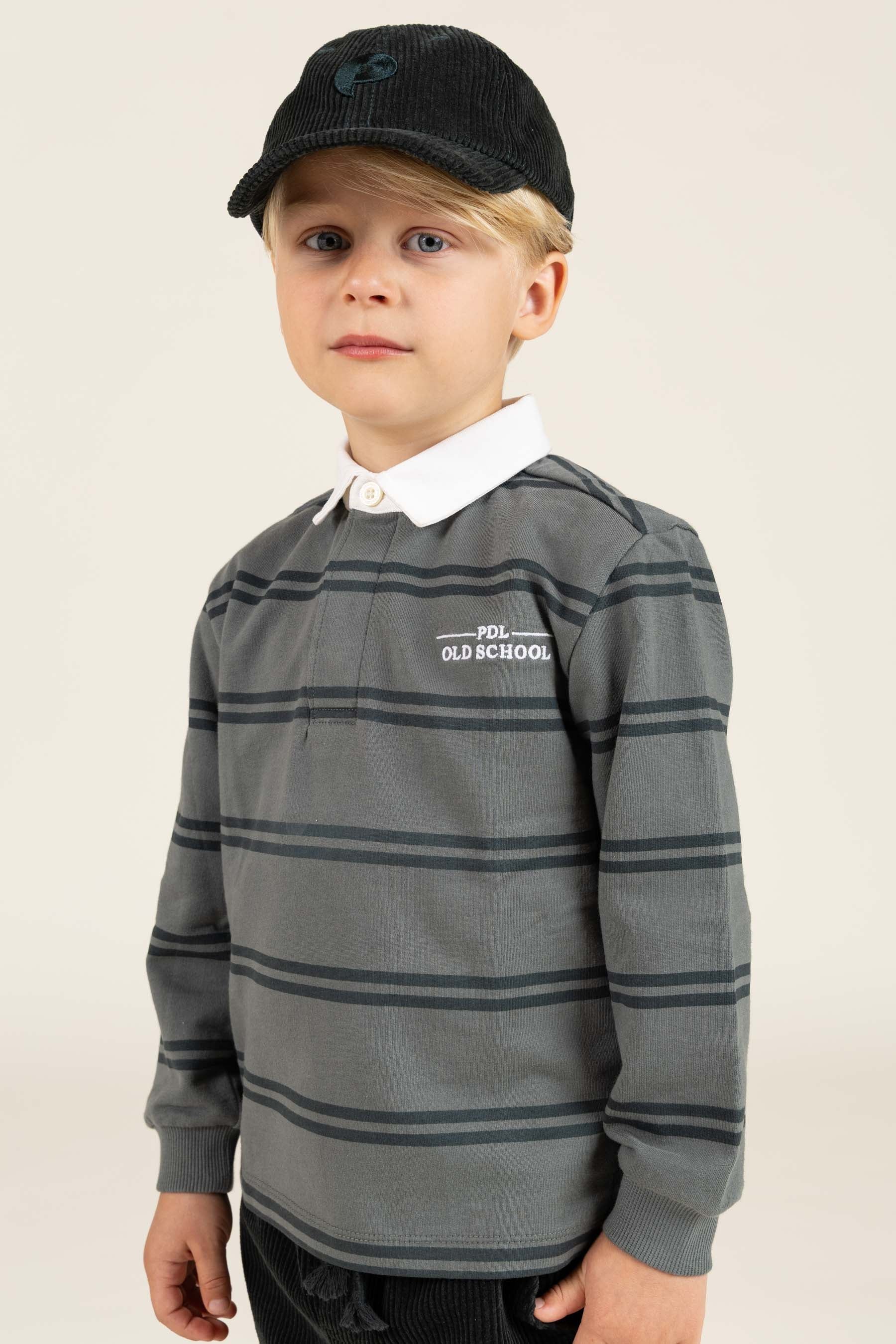 Polo Sweatshirt - Kids - Green | 100642 Grant