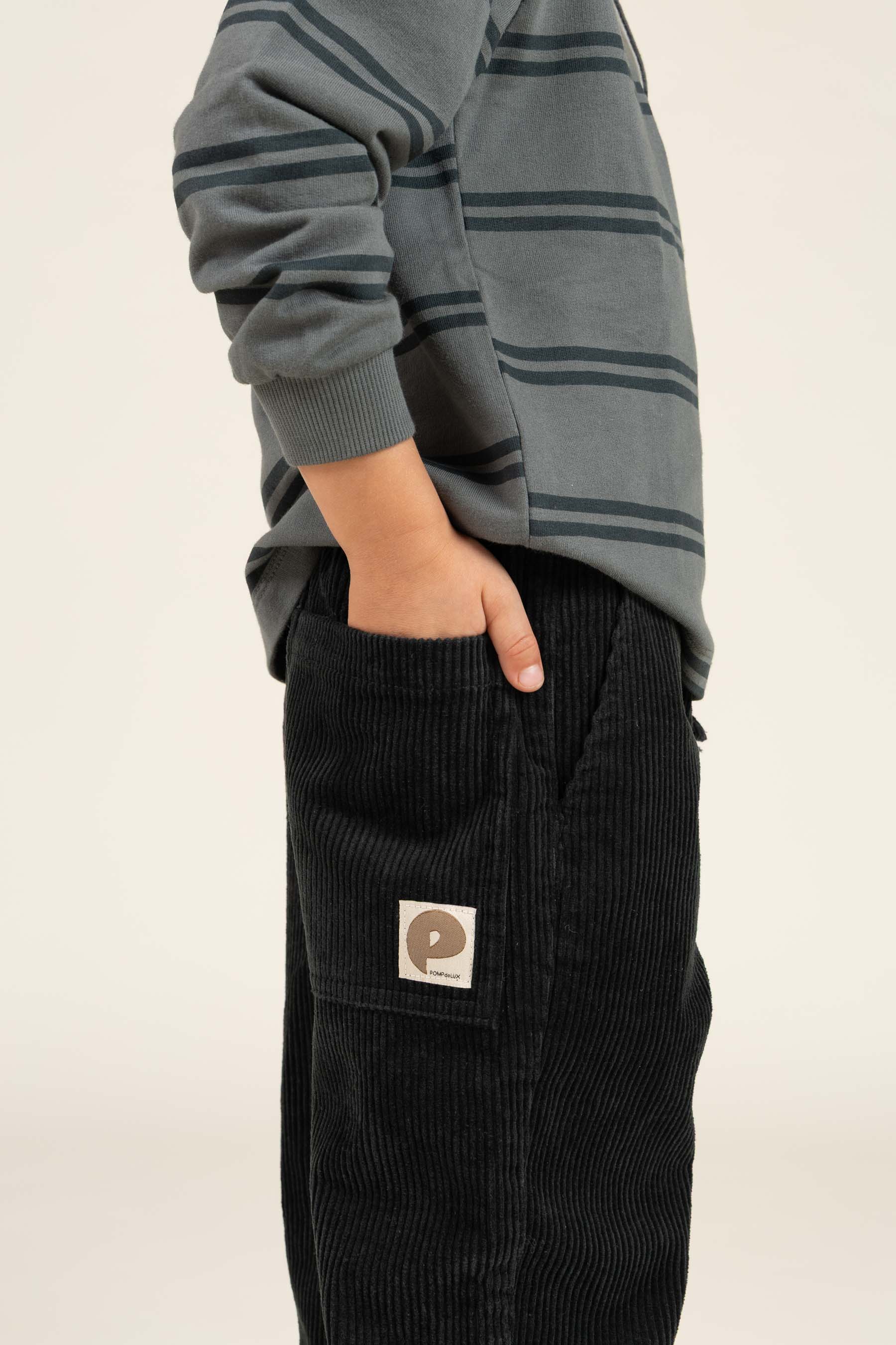 Corduroy broek met koord - Kids - Forest Green | 100600 Jace