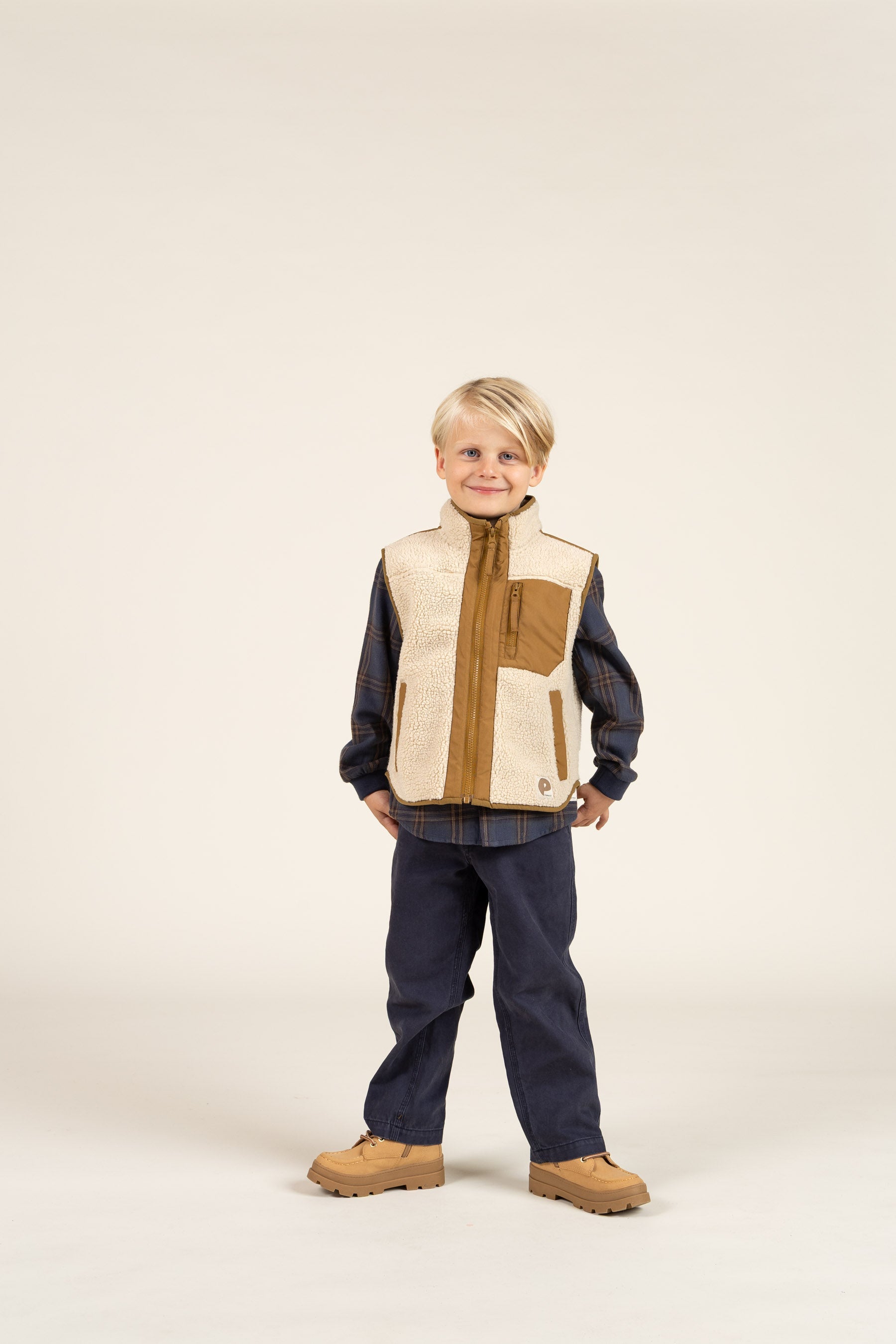 Canvas broek - Kids - Navy | 100116 Dereck