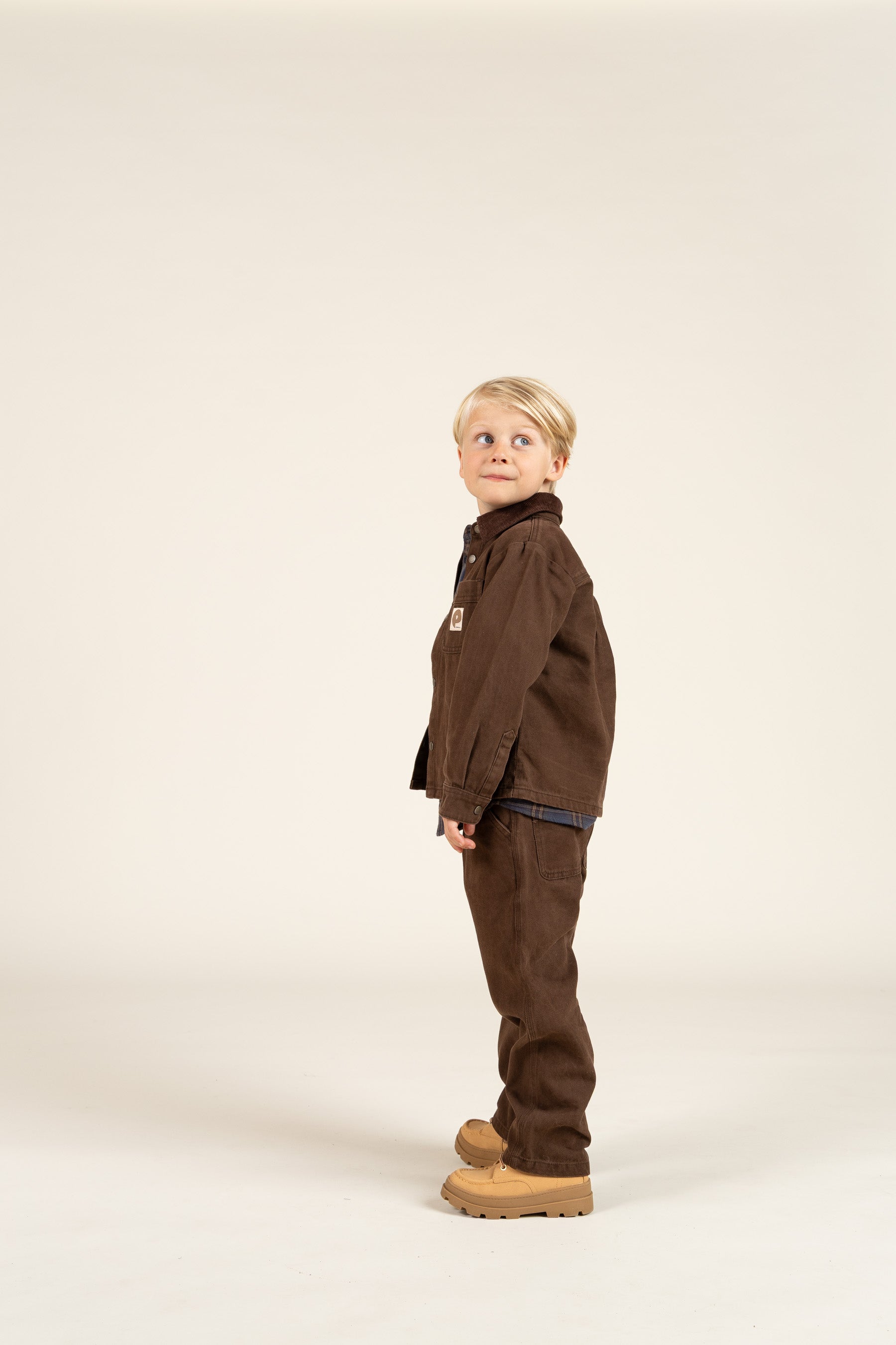 Keperstof Broek - Kids - Chocolate | 100606 Carter